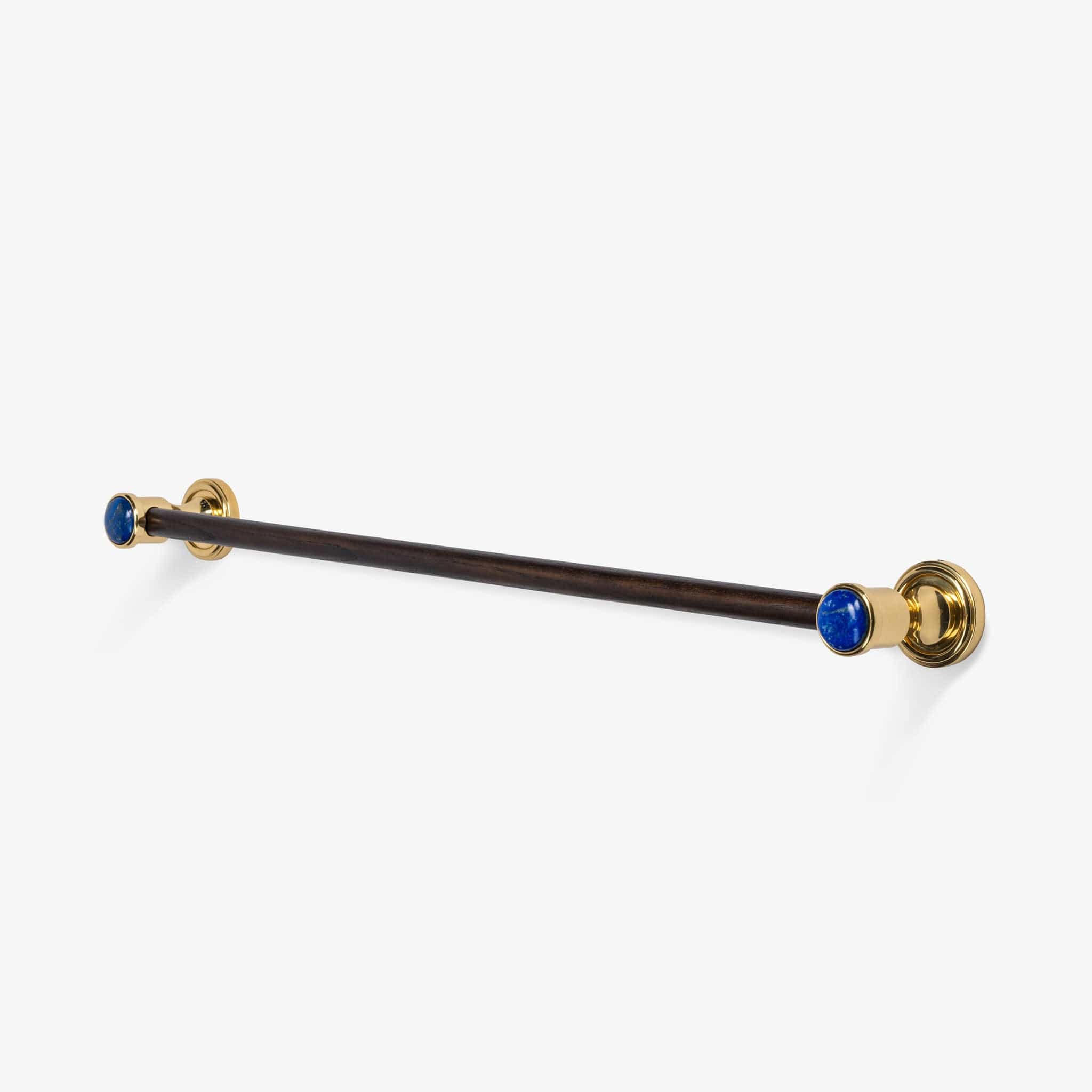 Modern Matter Luxury Bespoke Solid Brass & Wood Towel Bar | Modern Matter Towel Bar