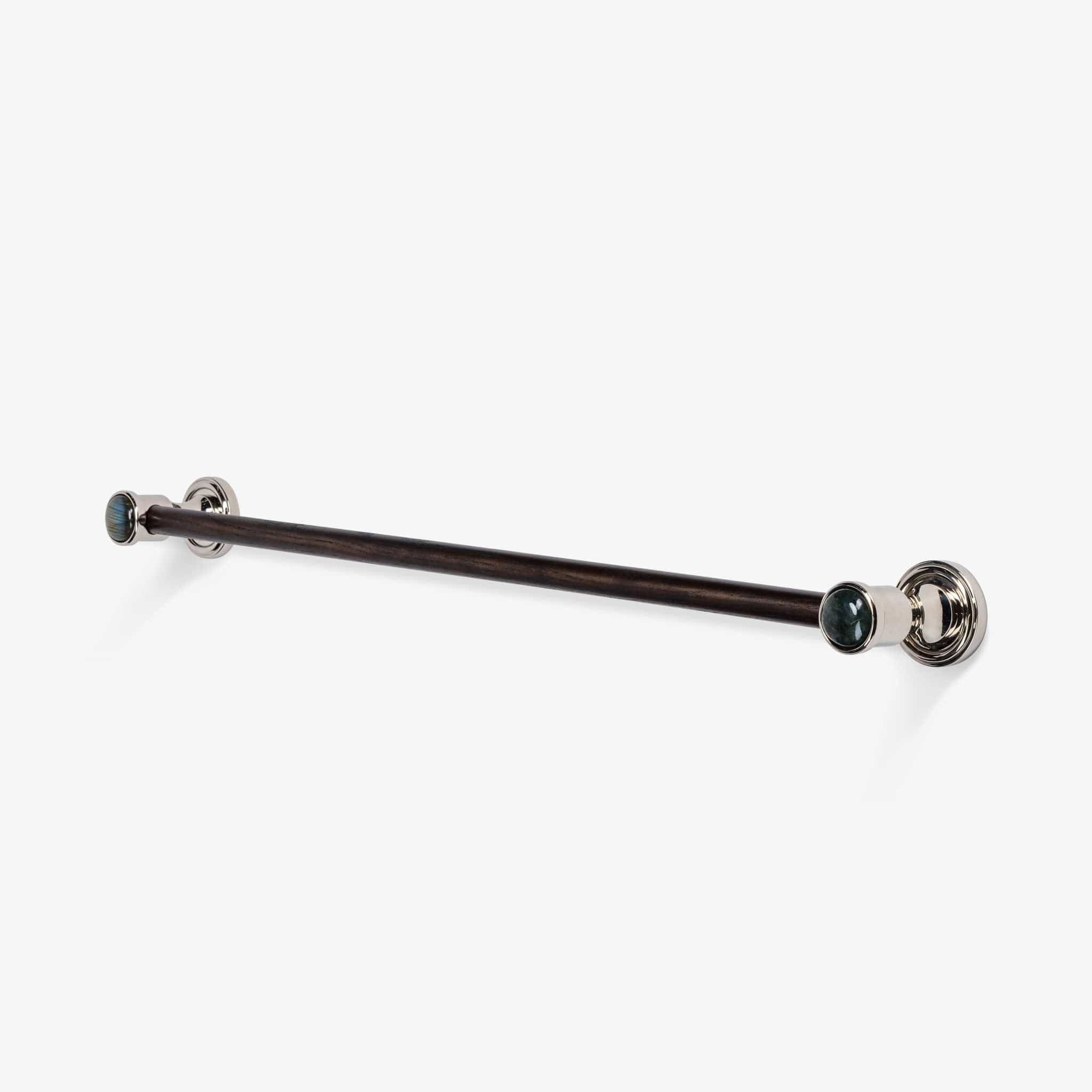 Modern Matter Luxury Bespoke Solid Brass & Wood Towel Bar | Modern Matter Towel Bar
