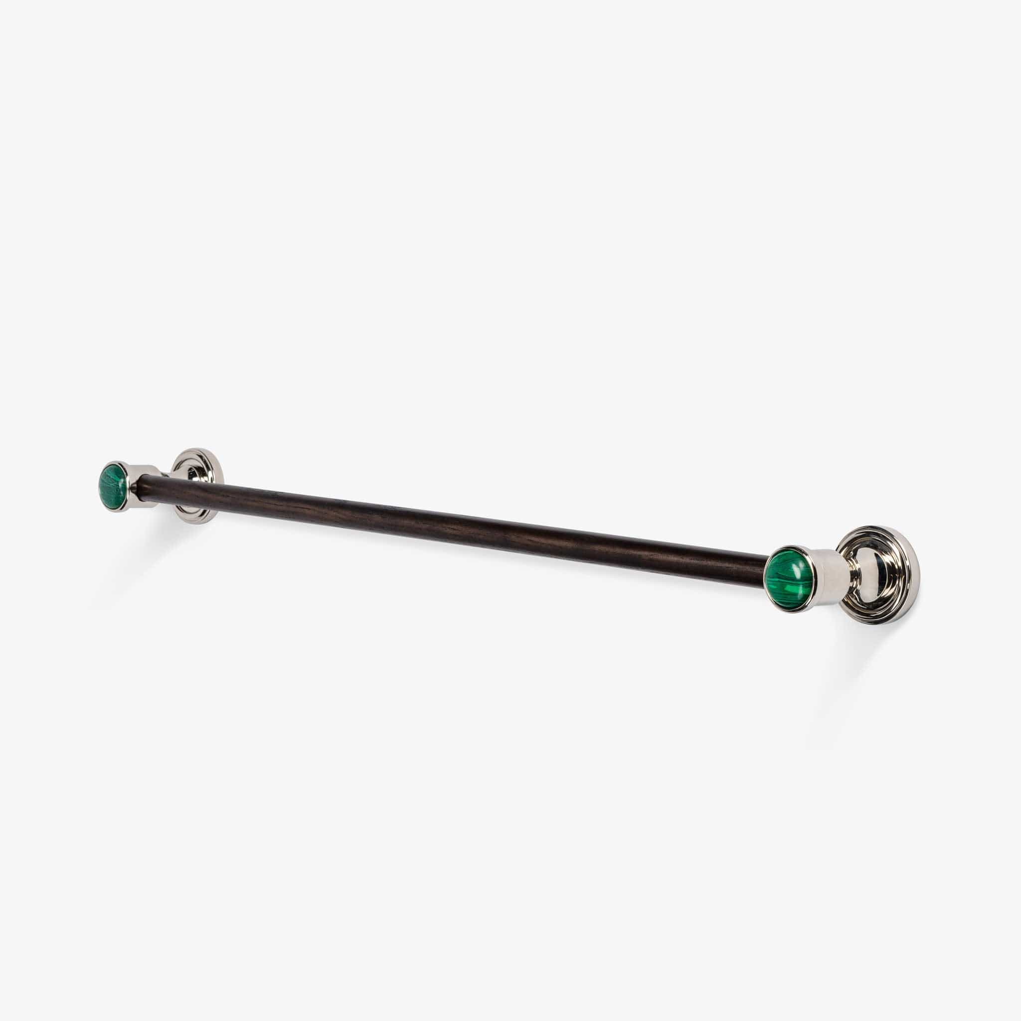 Modern Matter Luxury Bespoke Solid Brass & Wood Towel Bar | Modern Matter Towel Bar