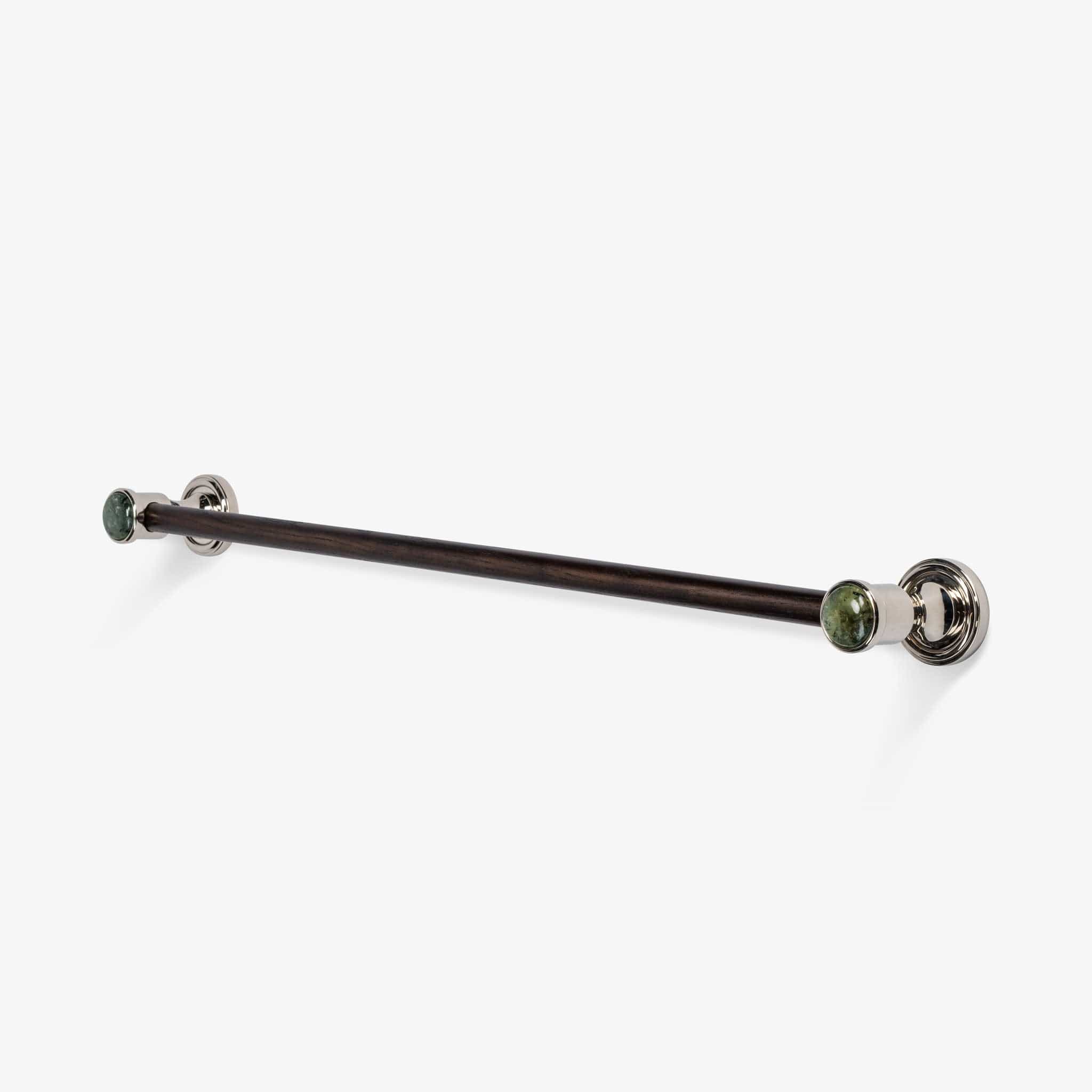 Modern Matter Luxury Bespoke Solid Brass & Wood Towel Bar | Modern Matter Towel Bar