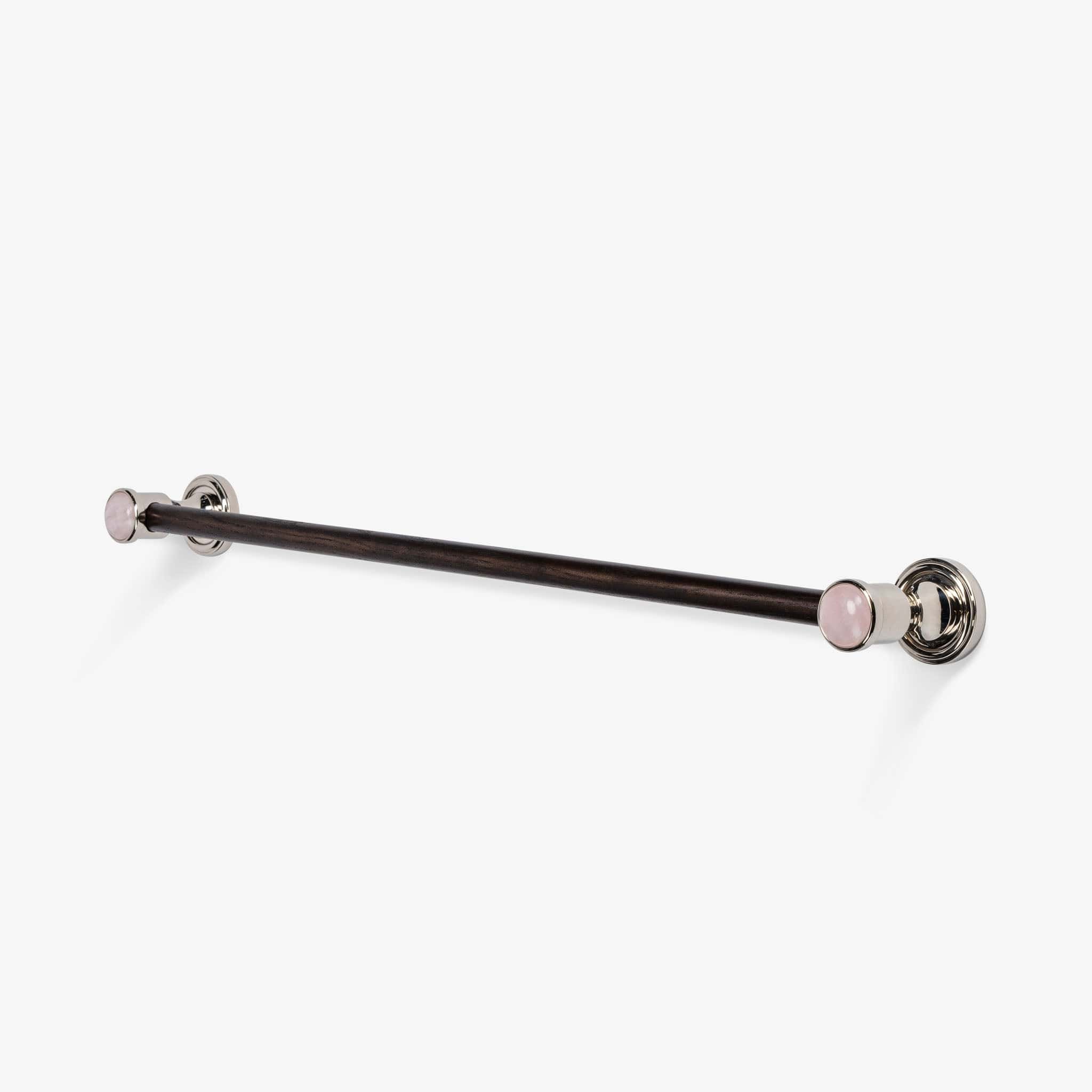 Modern Matter Luxury Bespoke Solid Brass & Wood Towel Bar | Modern Matter Towel Bar