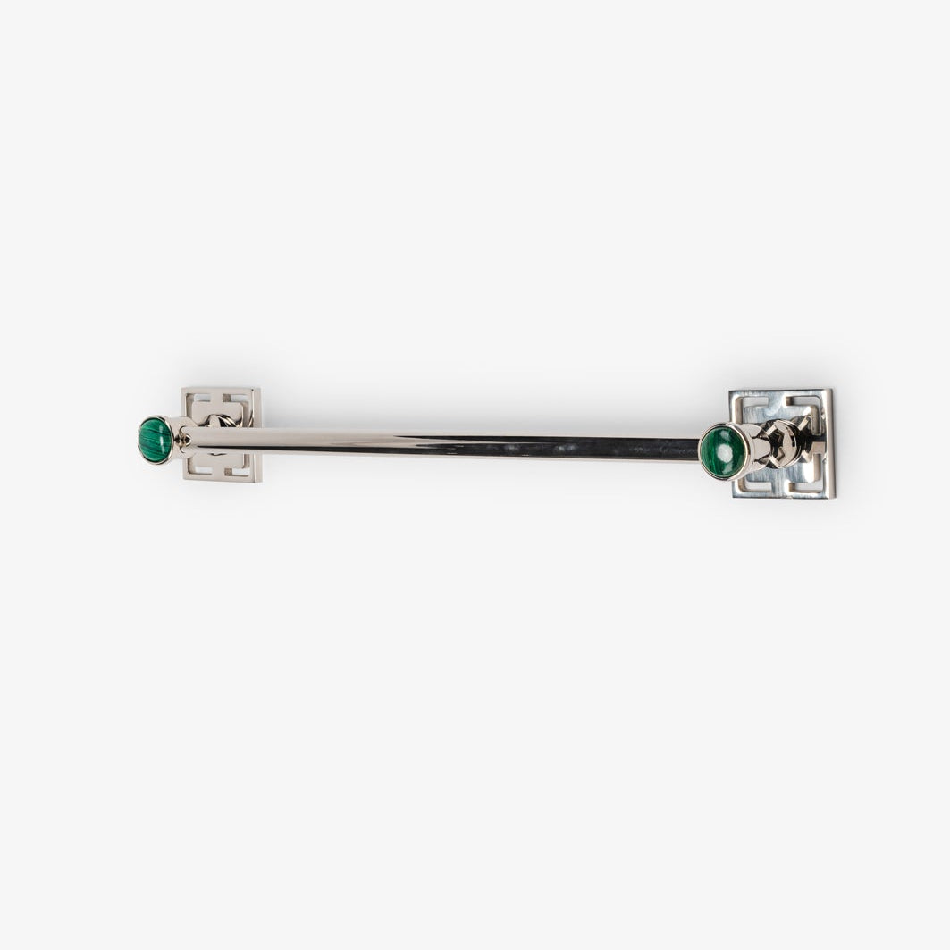 Benson Custom Brass Towel Bar - Polished Nickel