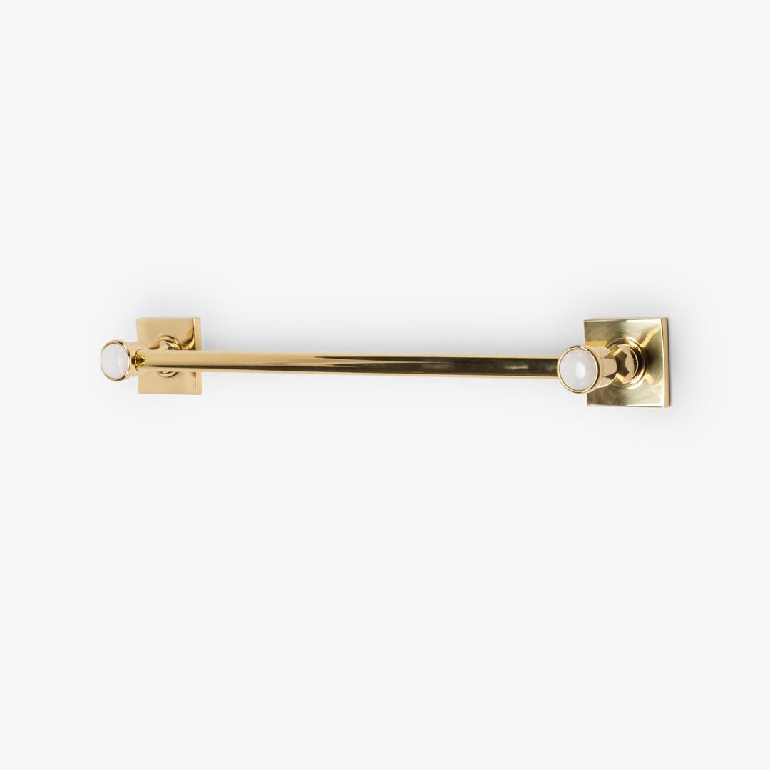 Astor Custom Brass Towel Bar - Polished Brass