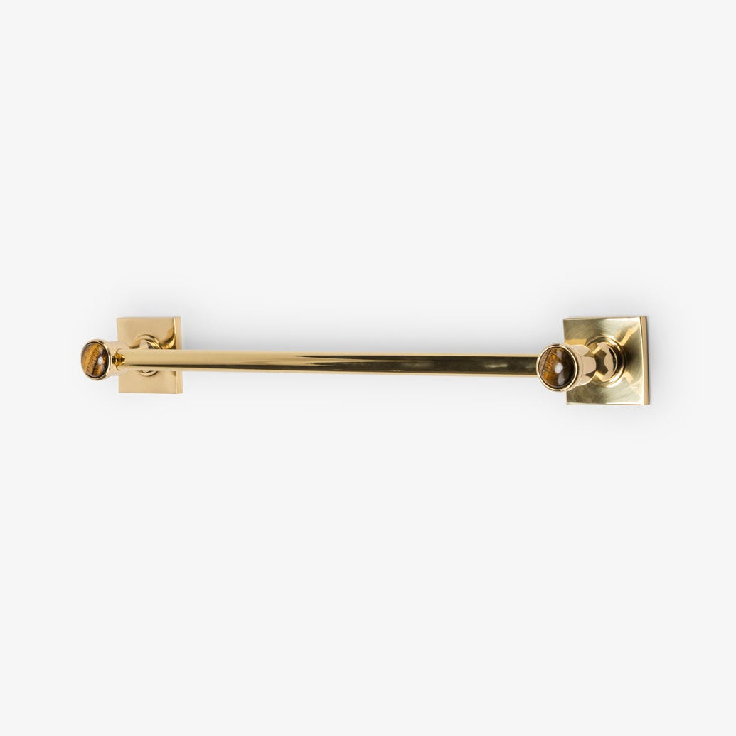Astor Custom Brass Towel Bar - Polished Brass