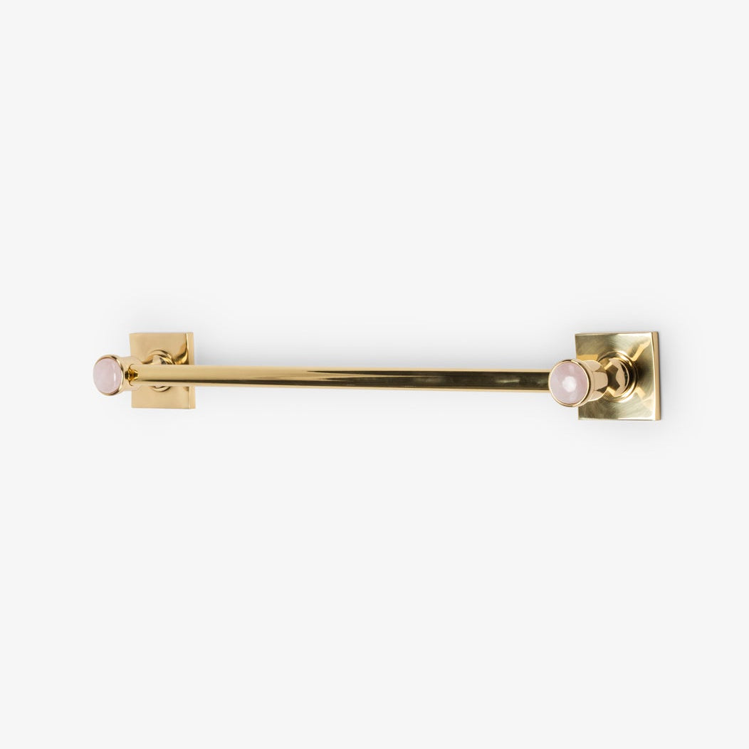 Astor Custom Brass Towel Bar - Polished Brass