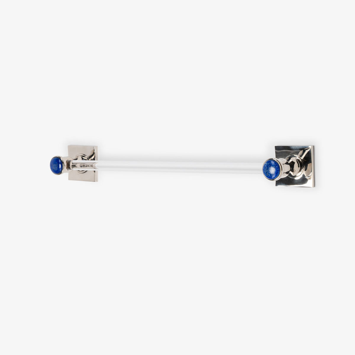 Astor Custom Lucite Towel Bar - Polished Nickel