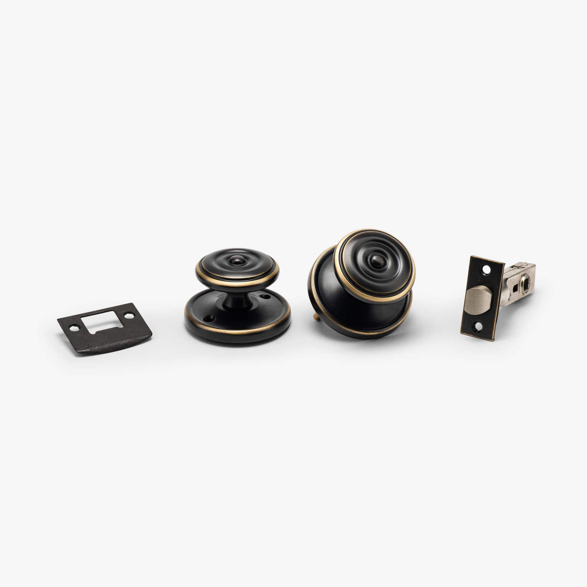 Valencia Rosette Passage Door Knob Set - Oil Rubbed Bronze