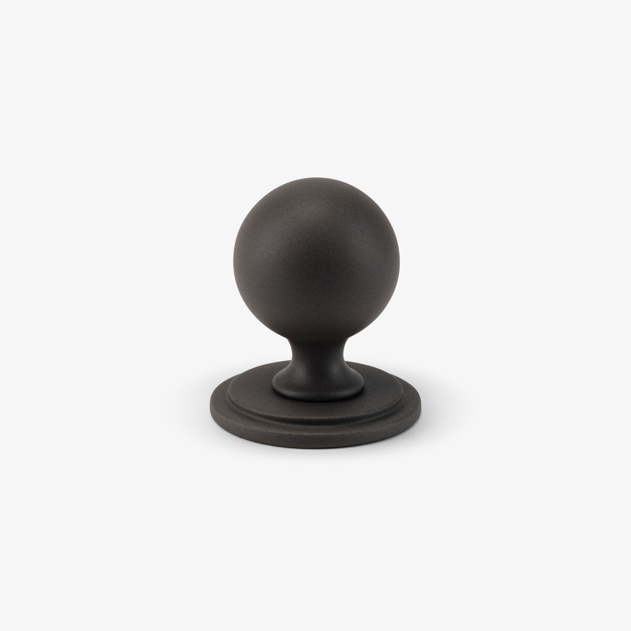Cosmos 1.60" (41mm) Round Backplate - Powder Coat - Silhouette