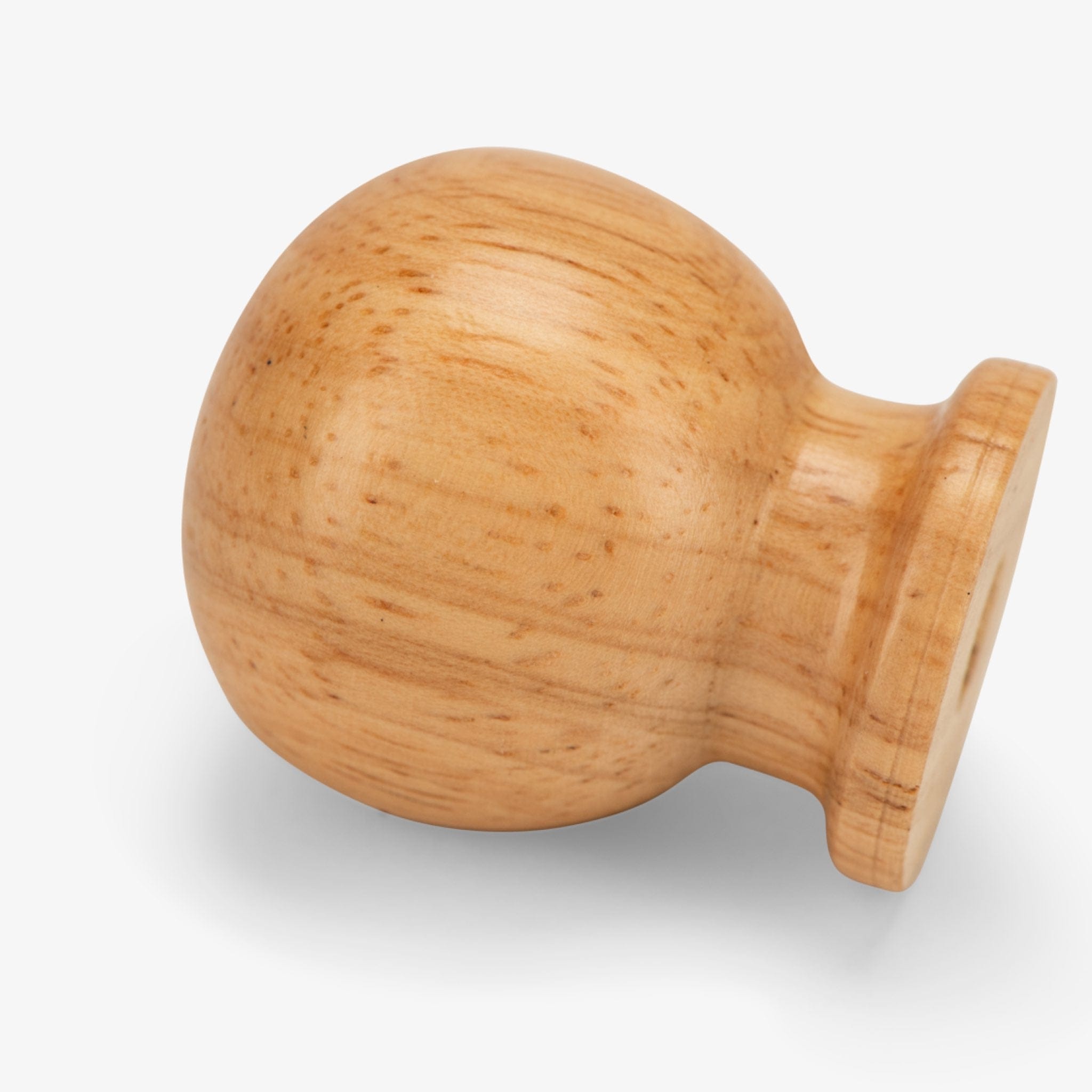 Coronado 1.25" Wood Knob#Wood_Steam Beach