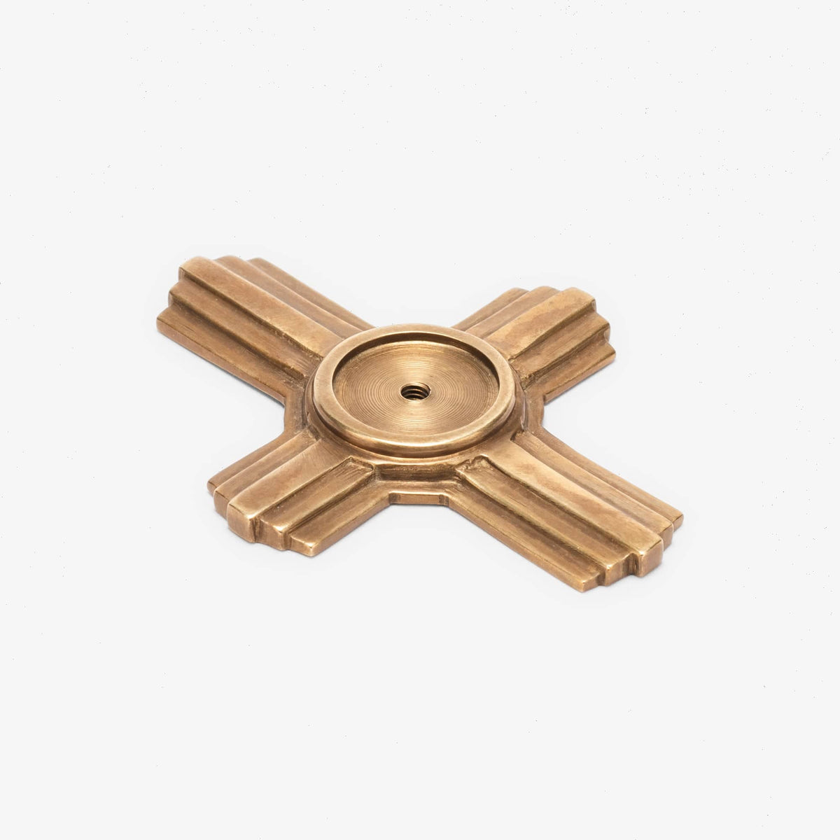 Gloria 3" Backplate - Burnished Brass