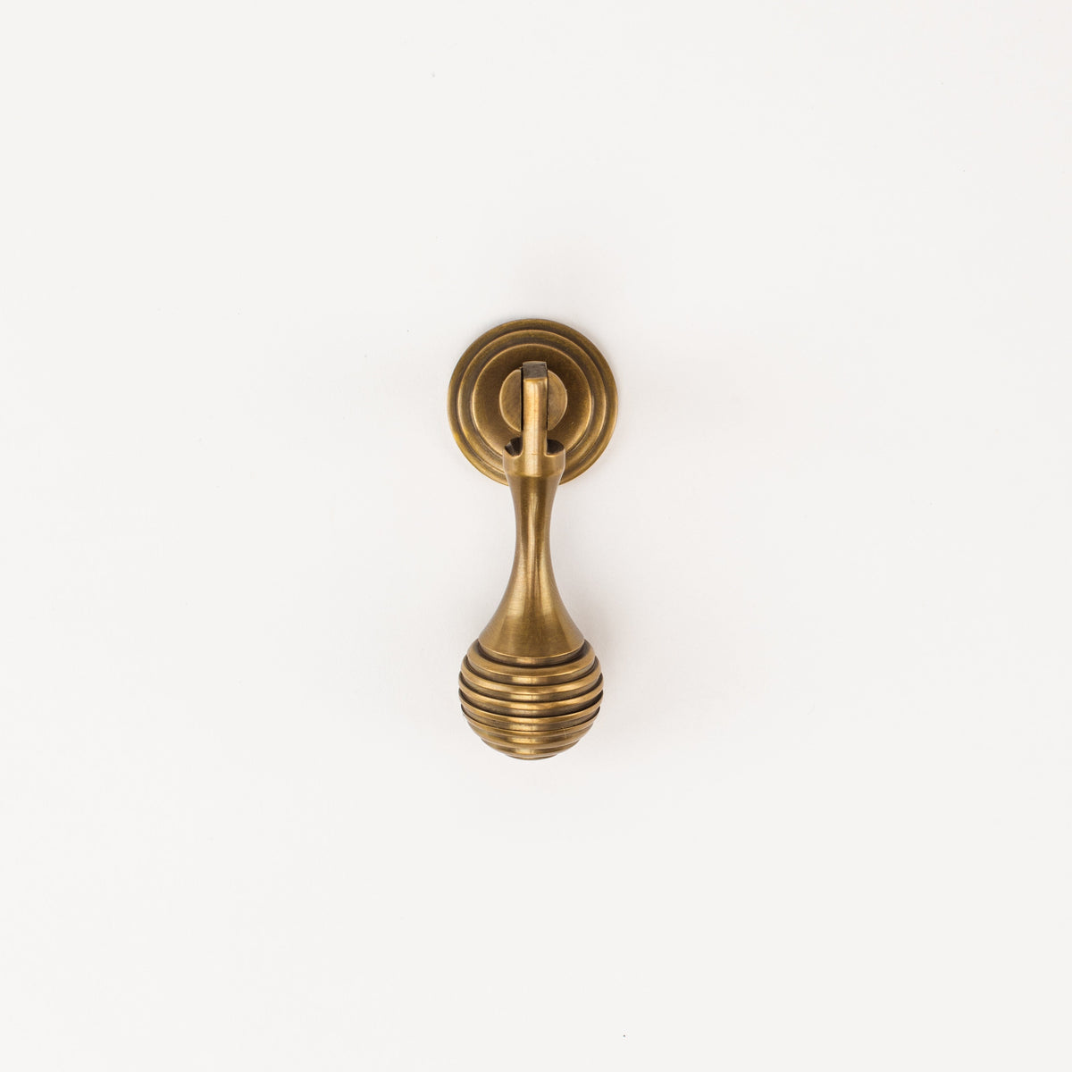 Washington 2" Drop Pull - Burnished Brass