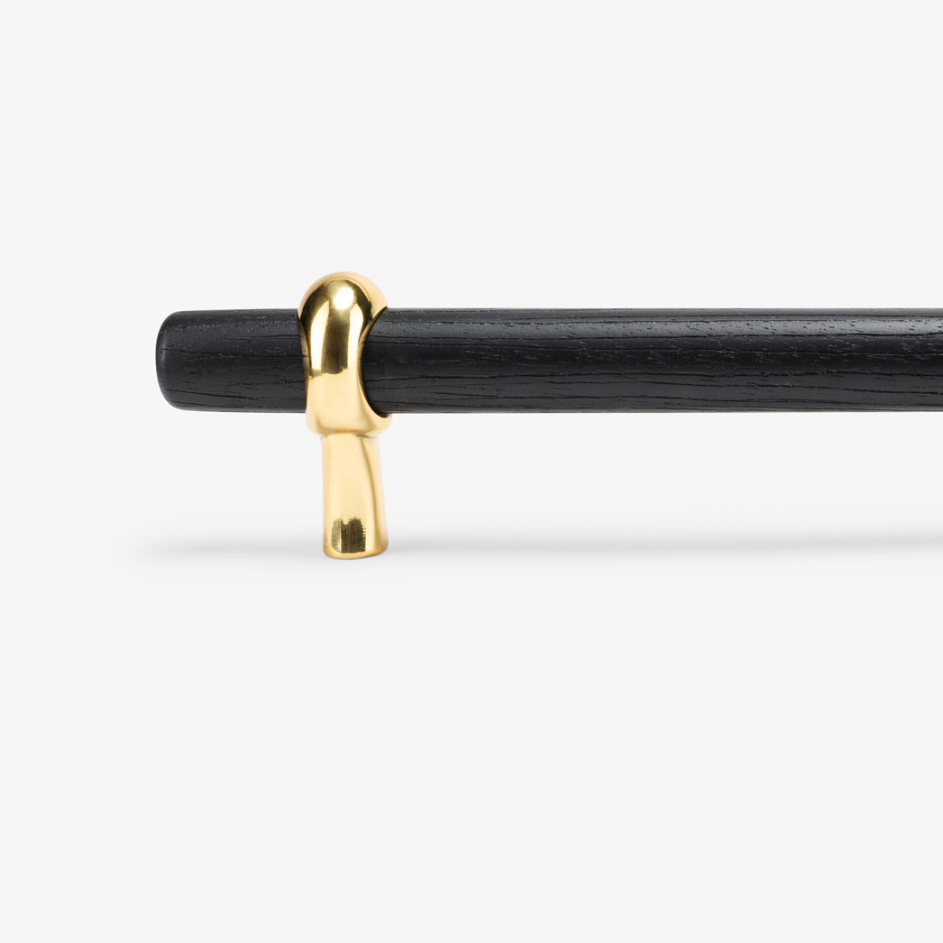 Hudson Wood Appliance Pull - Unlacquered Brass