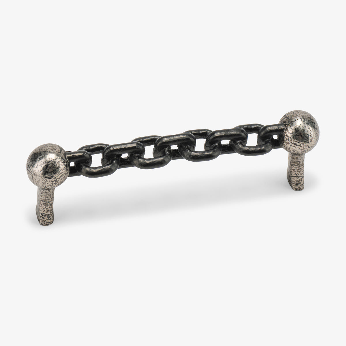 Bennett Chain Pull (4" C-C) - Gunmetal - Antique Nickel