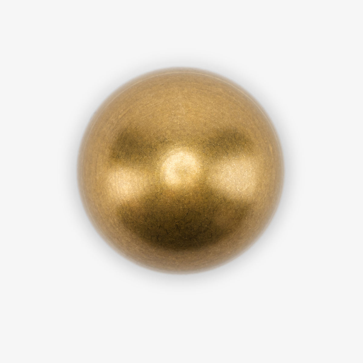 Elsie 1" Solid Brass Knob - Burnished Brass