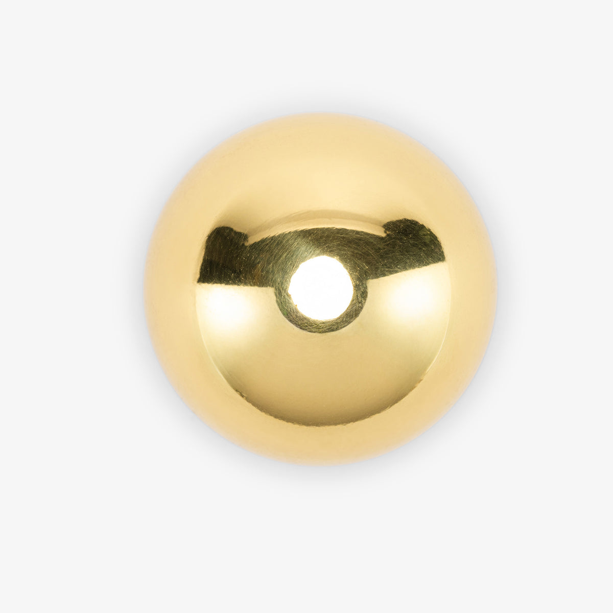 Elsie 1" Solid Brass Knob - Unlacquered Brass