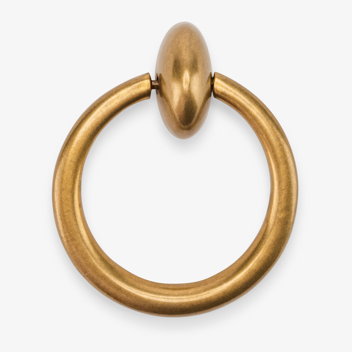 Drake 2.50" Ring Pull - Burnished Brass