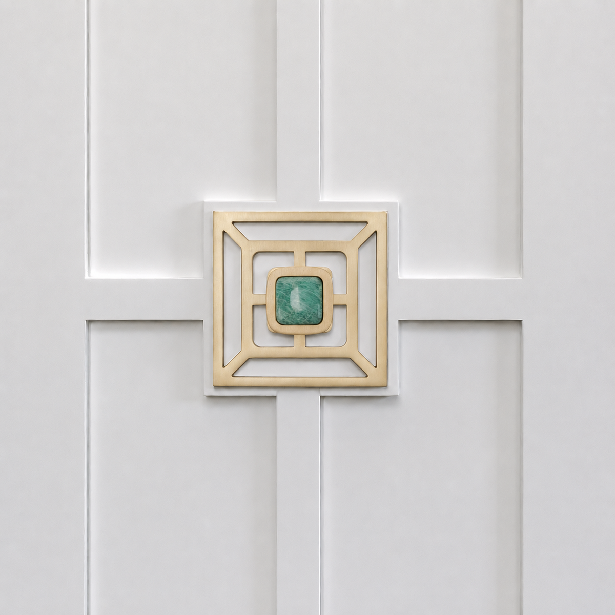 Benson Backplate - Satin Brass Matte#Size_5"
