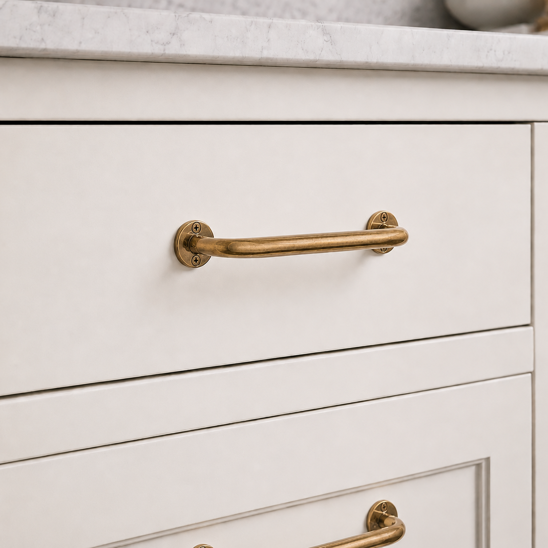 Pixie Bar Pull - Burnished Brass