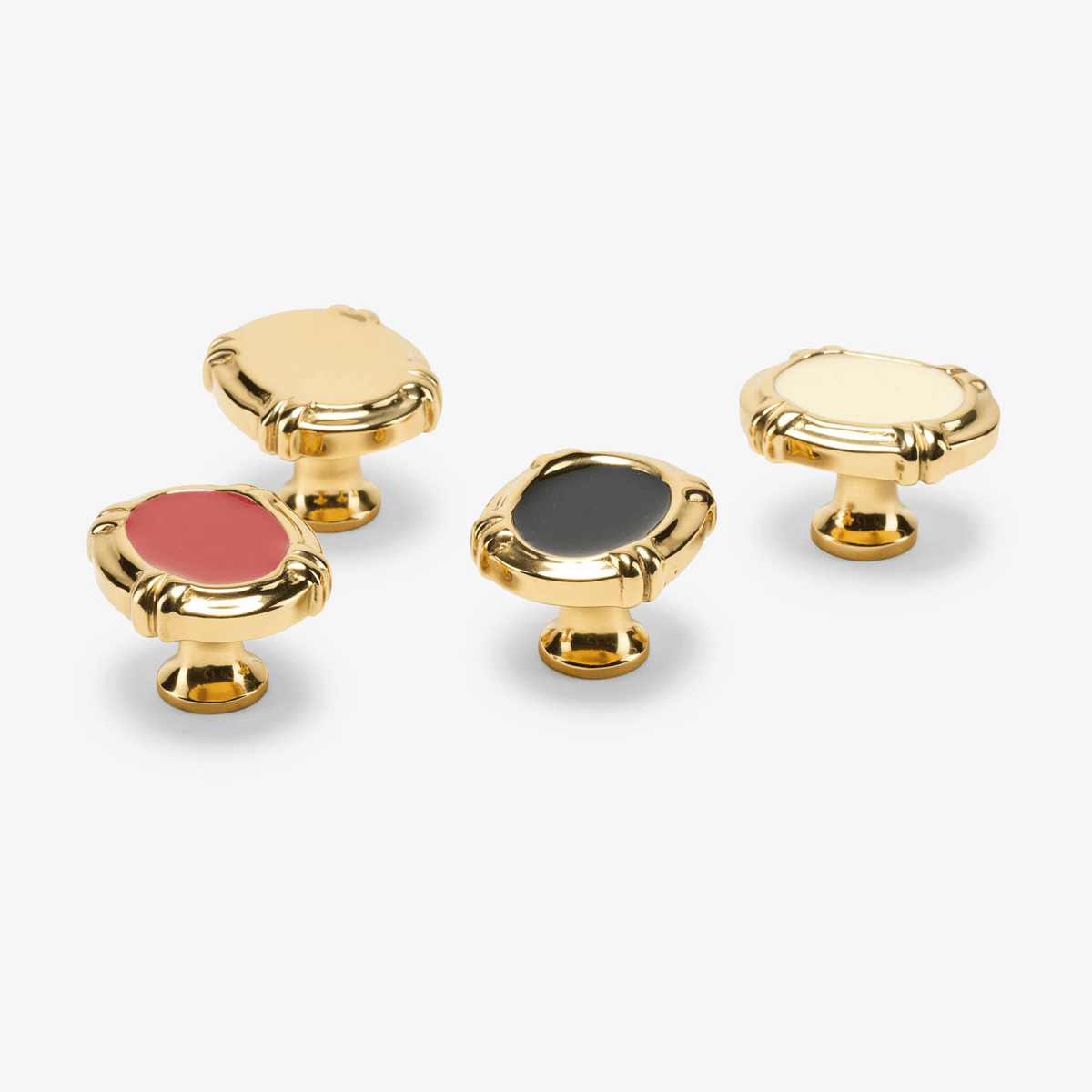 Intaglio Brass Knob Modern Matter