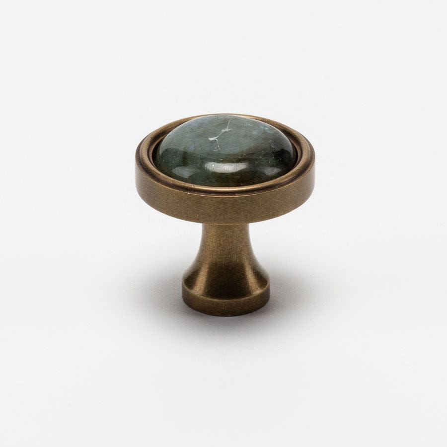 Modern Matter New Lane 1.40" Custom Knob - Burnished Brass Knob