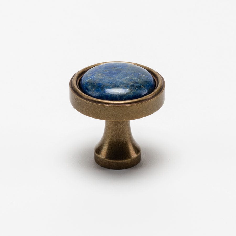 Modern Matter New Lane 1.40" Custom Knob - Burnished Brass Knob