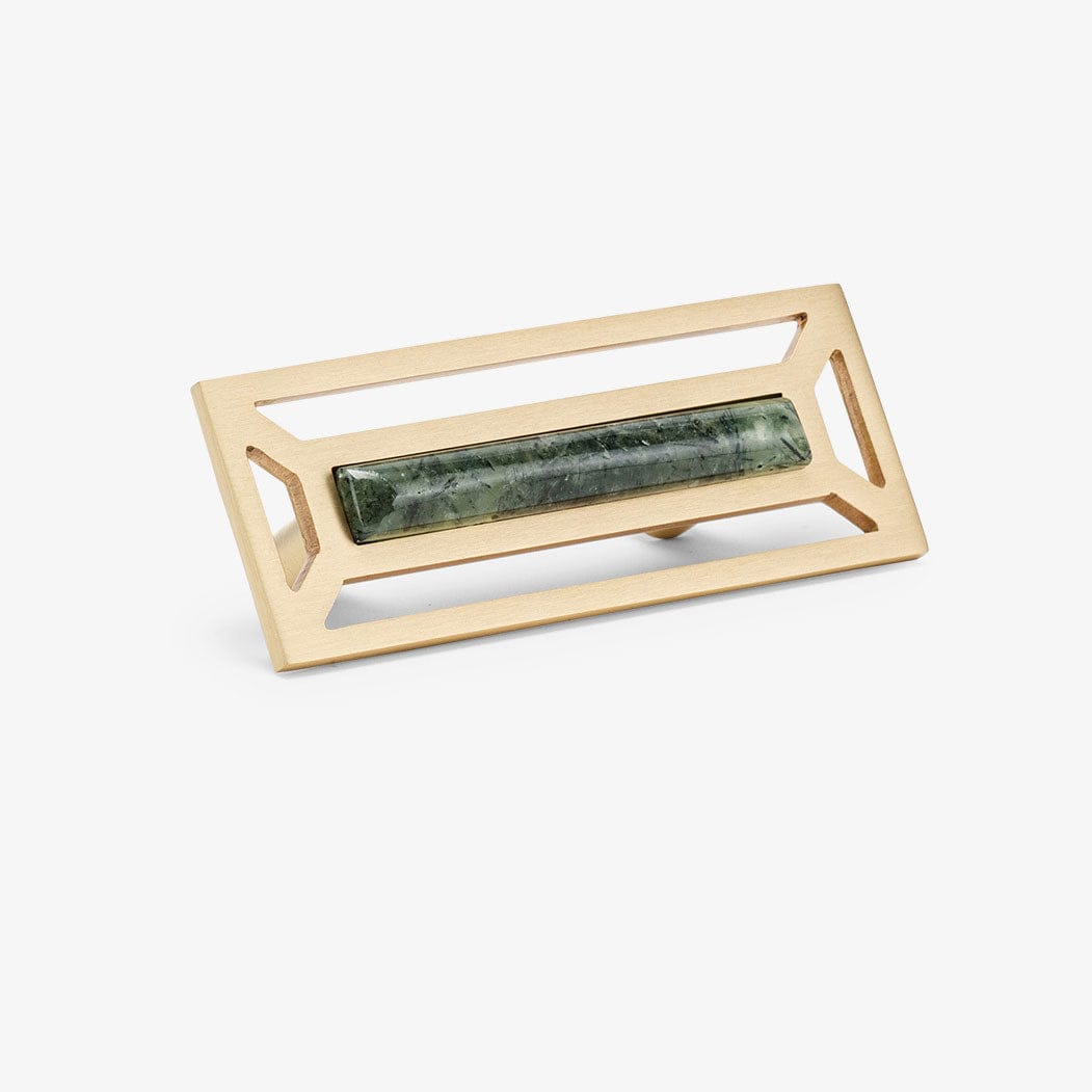 Modern Matter New McCoy 4" Custom Pull - Satin Brass Matte Pull