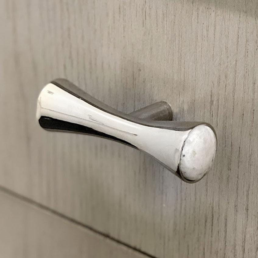 Modern Matter New Tomlin 4" Custom Pull - Gemstone Hardware in Polished Nickel - In Stock Pull