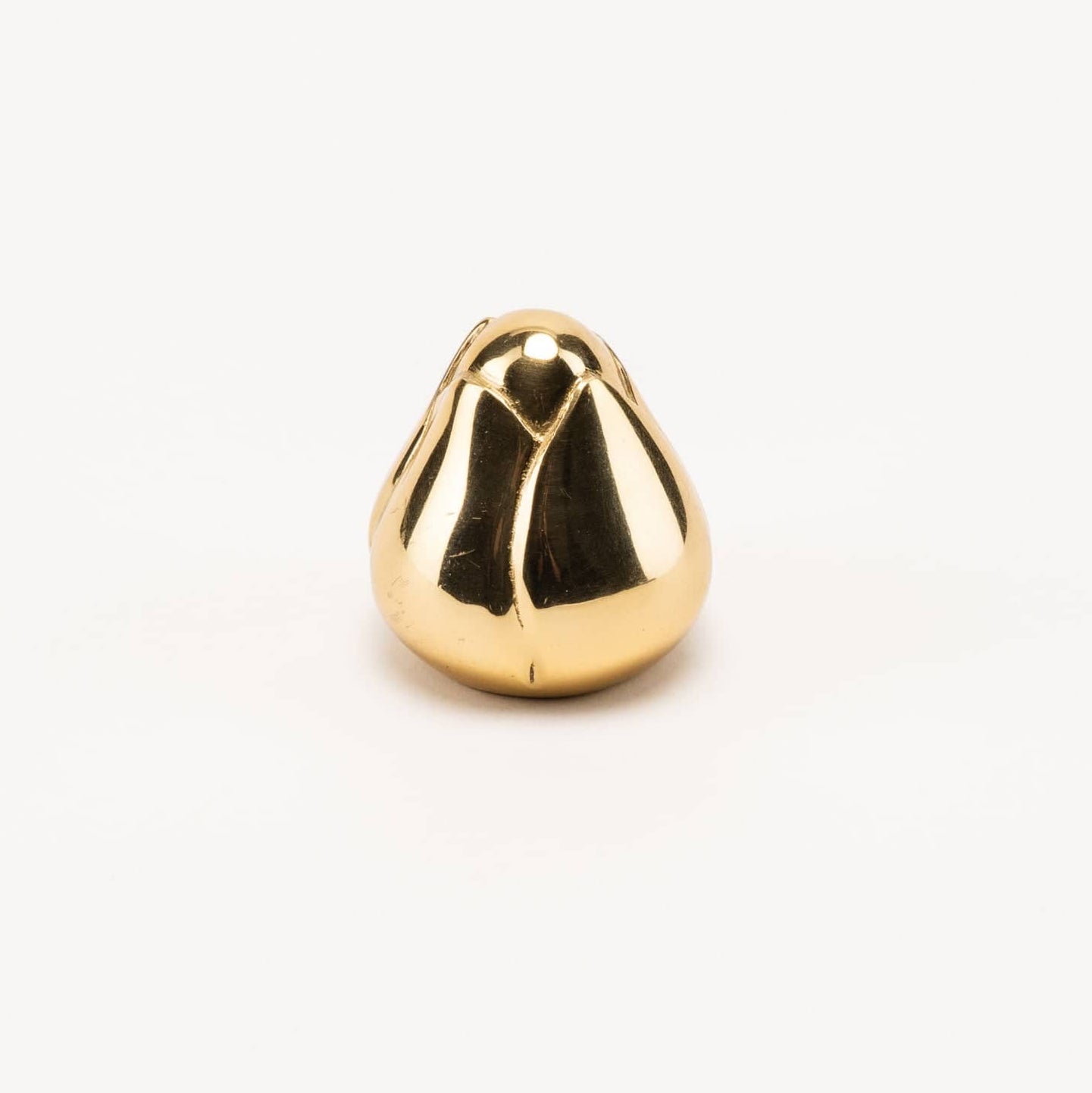 Lotus Bud Knob - Polished Brass