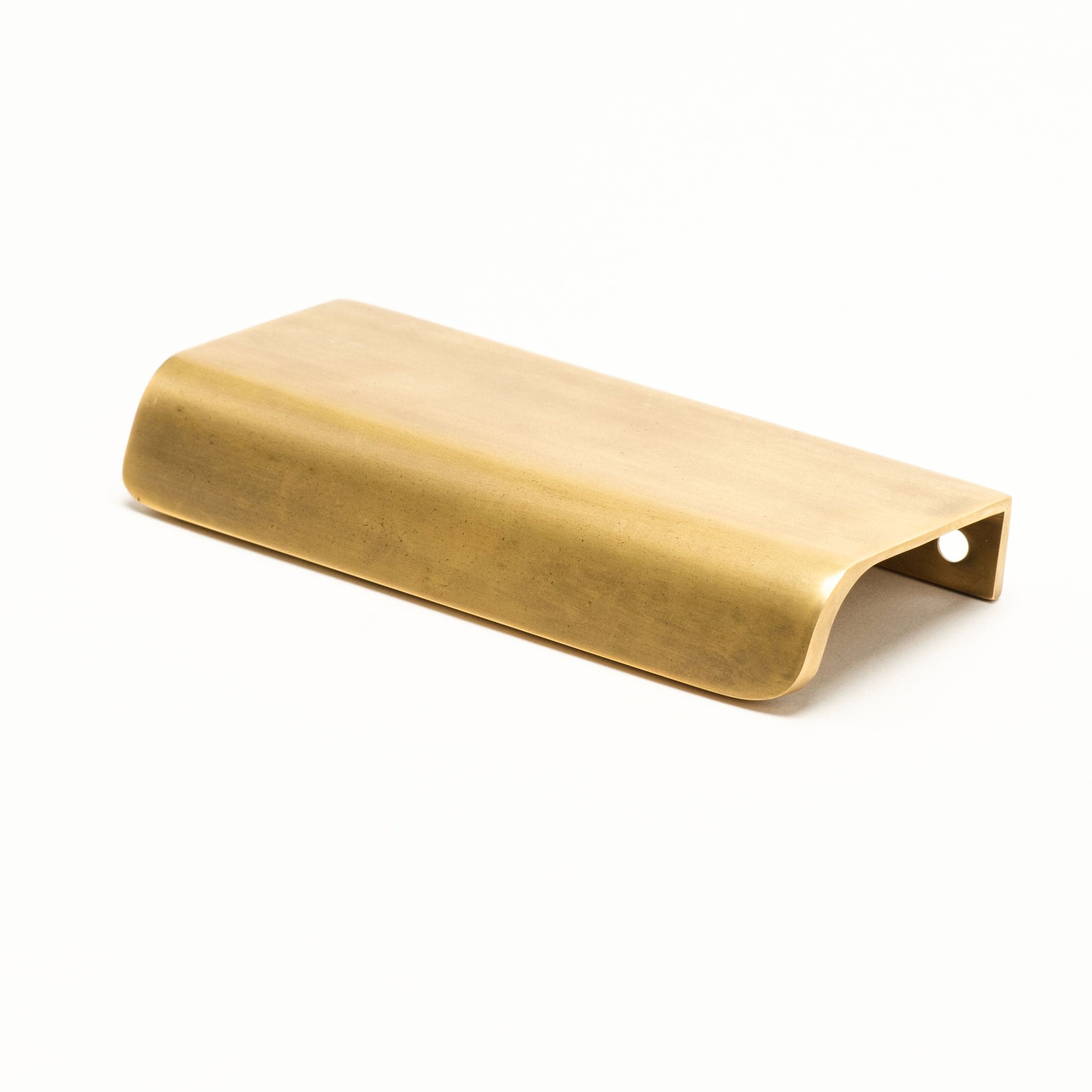 Alexandria 4" Waterfall Pull - Burnished Brass