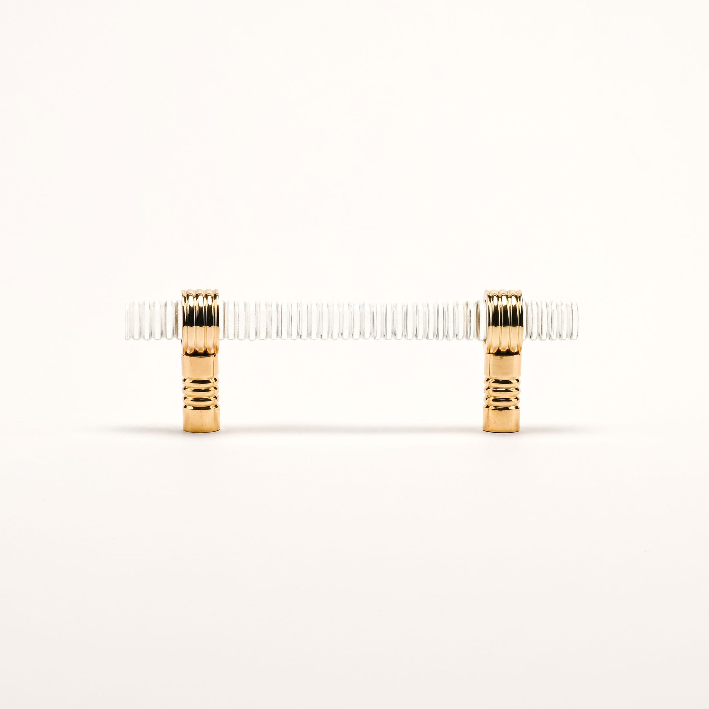 Allen 6" Lucite Pull - Polished Brass