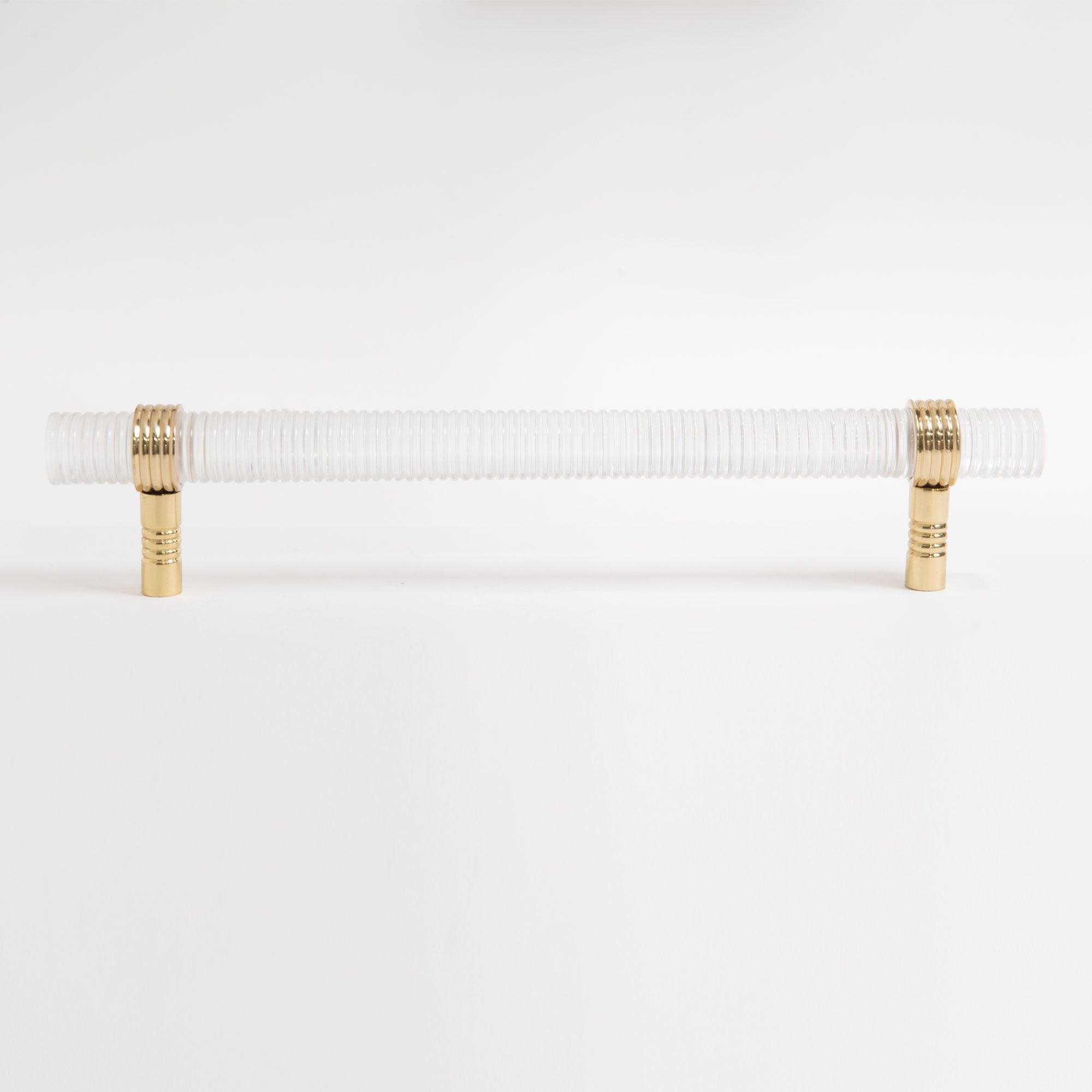 Allen 12" Lucite Appliance Pull - Polished Brass