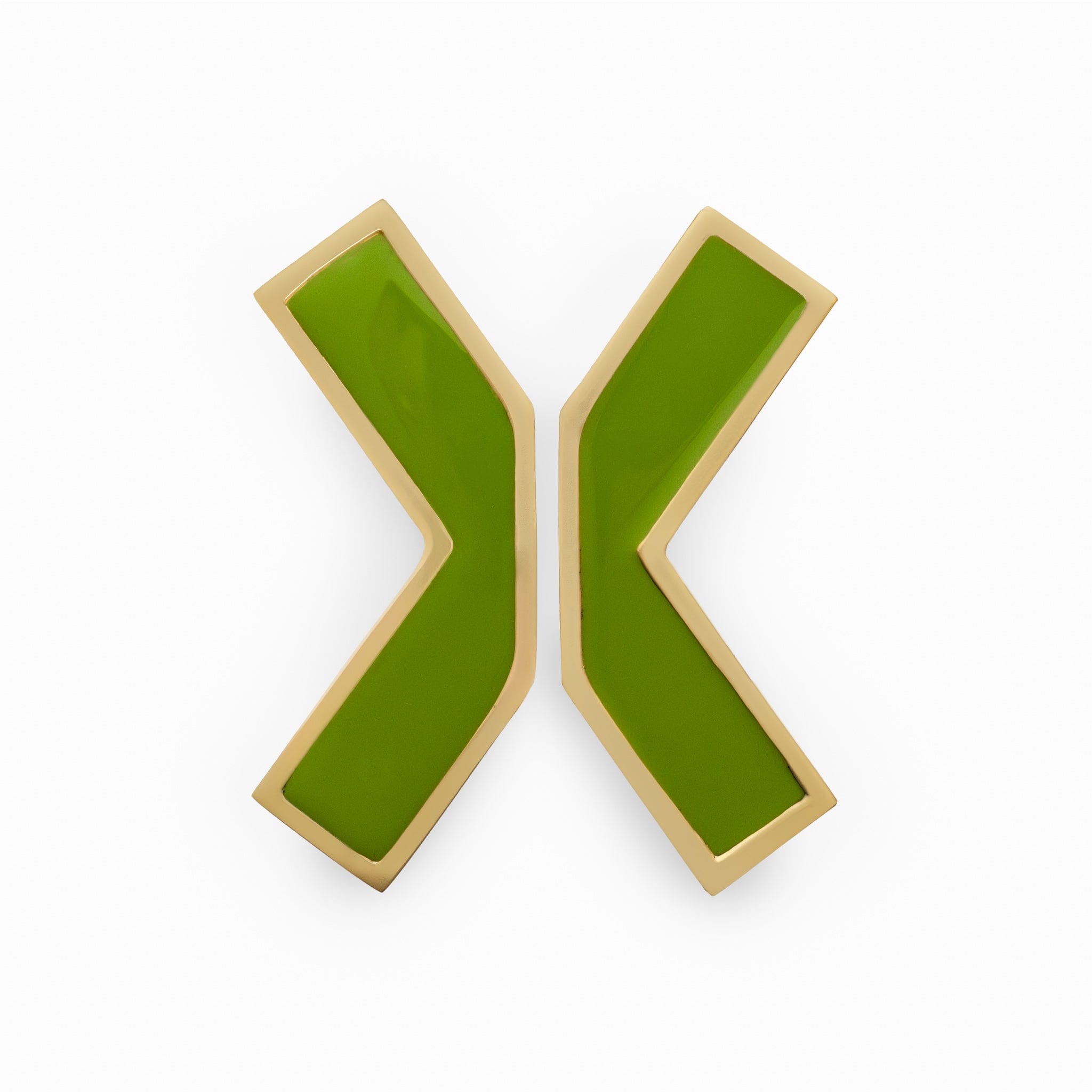X Enamel Pull Set (3" c-c) - Frog