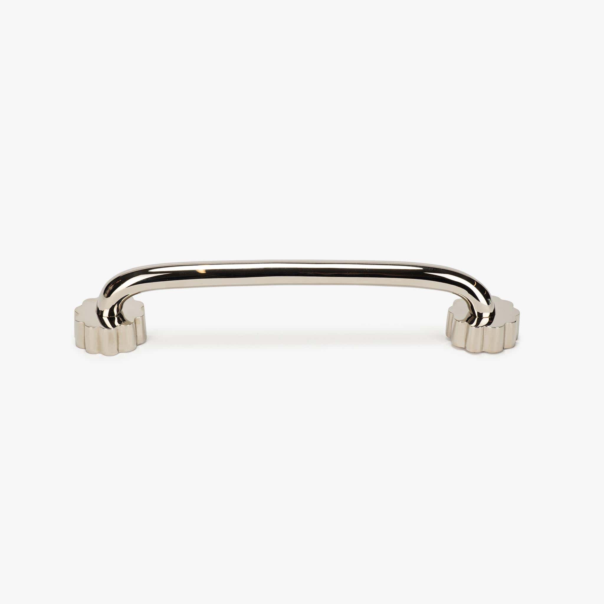 Dahlia Pull (6" c-c) - Polished Nickel