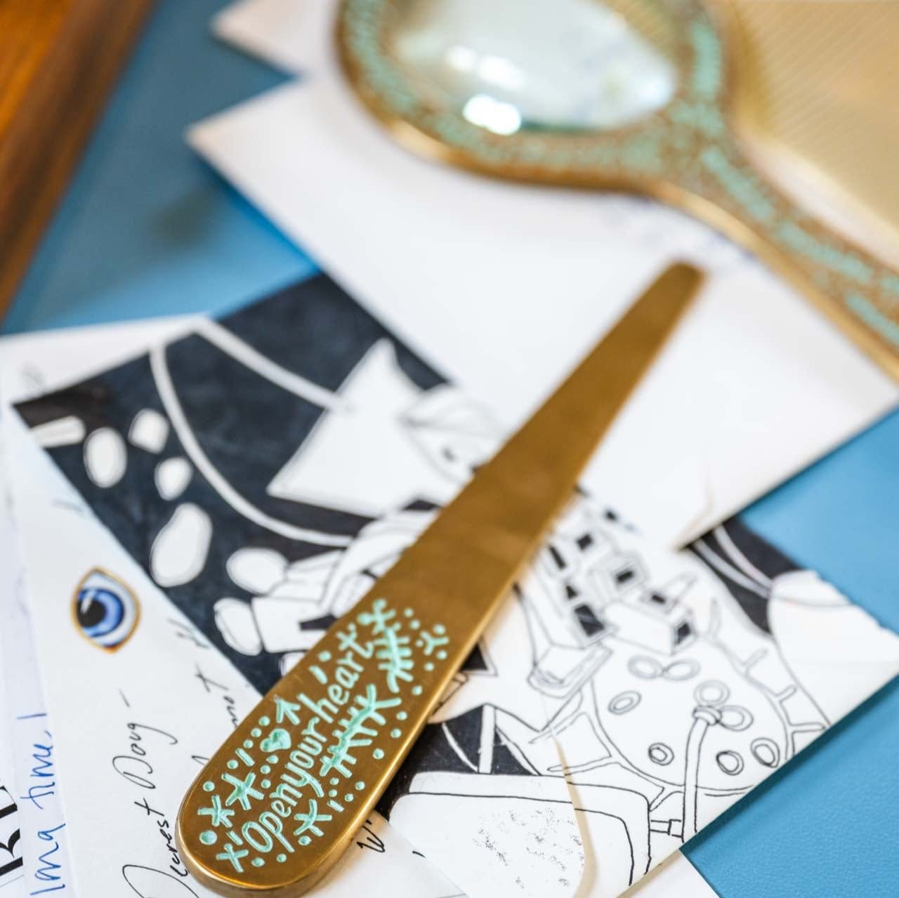Sherwood Forest Letter Opener - Patina