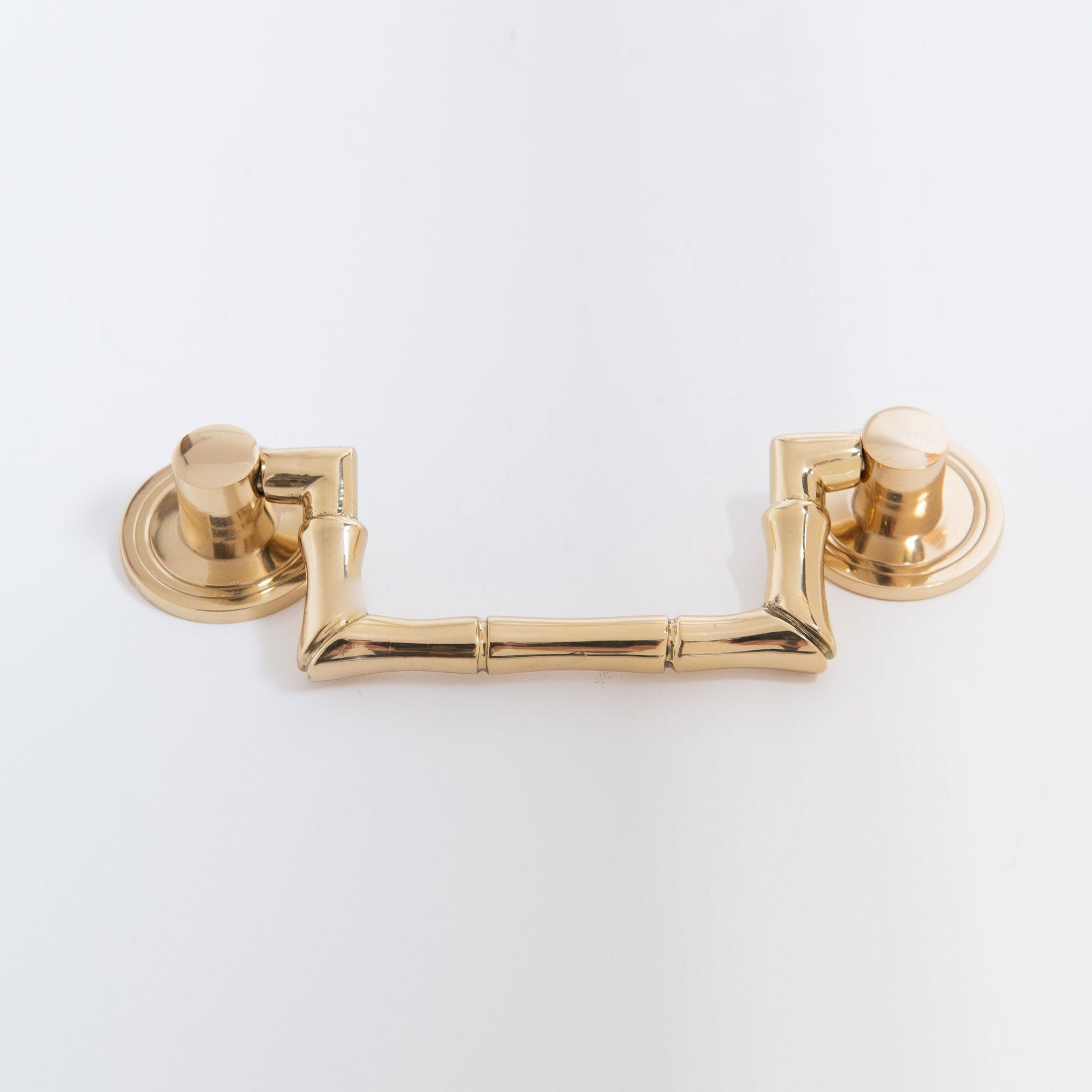 Bamboo Drop Pull - Polished Brass