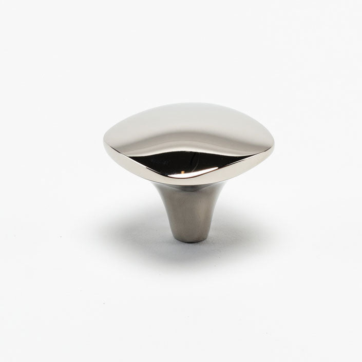 Benson Solid Brass Knob - Polished Nickel