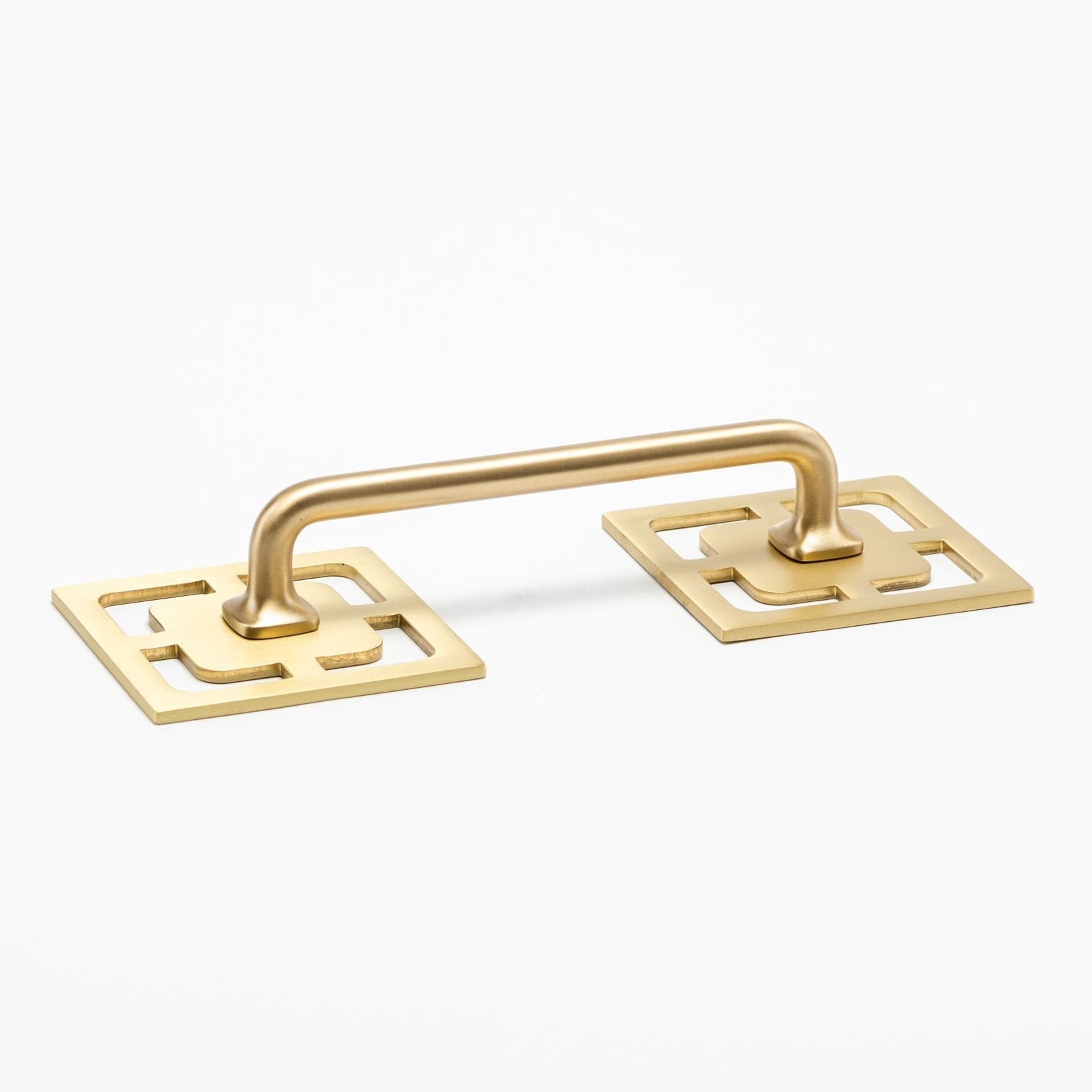 Benson Pull (6" c-c) - Satin Brass Matte