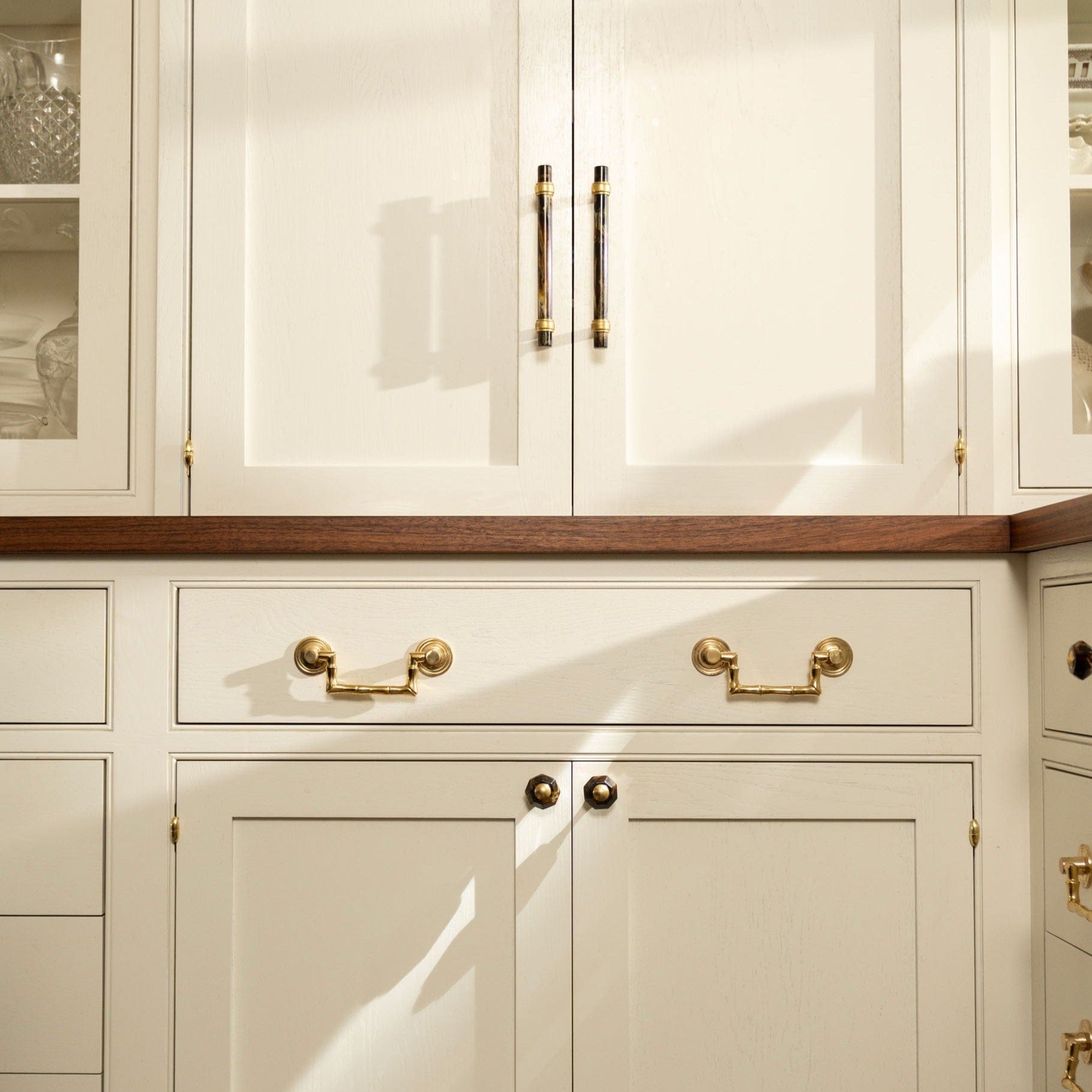 Edgewood Geometric Knob - Polished Brass