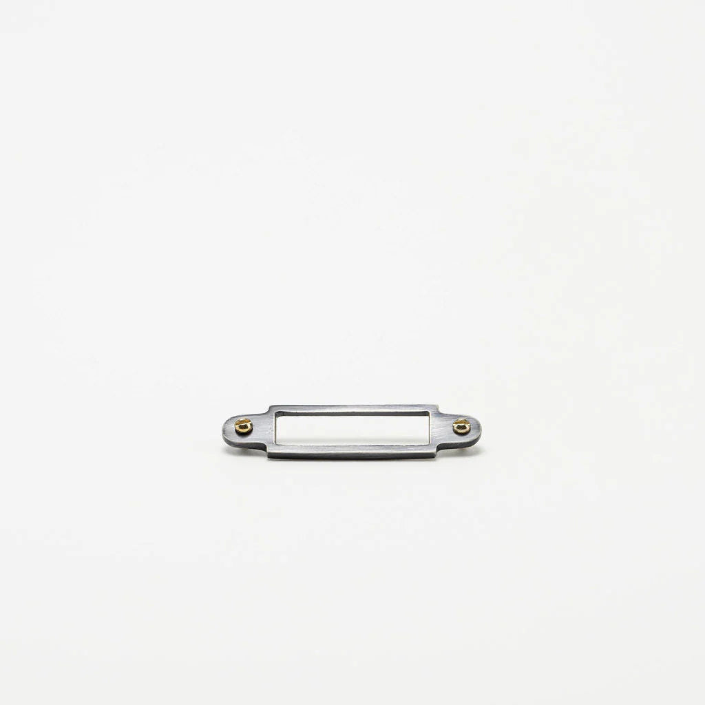 Marcelle Label Holder - Antique Pewter