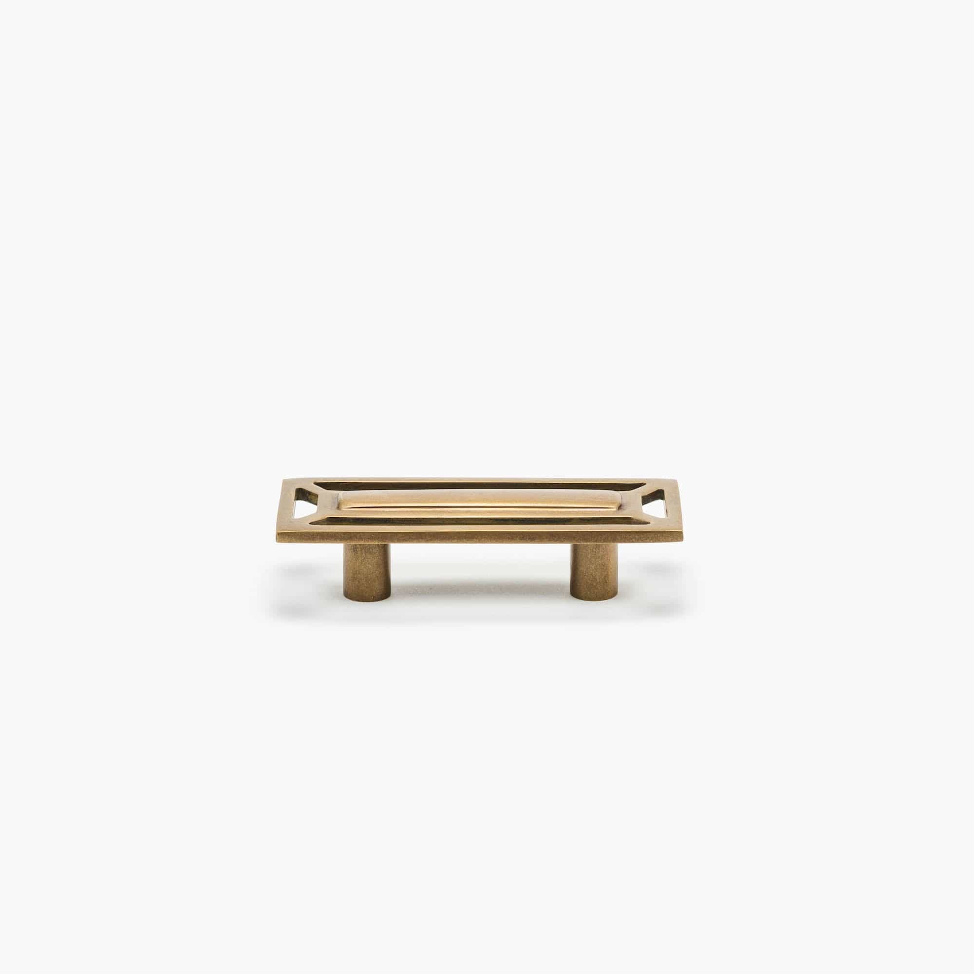 McCoy 4" Solid Brass Pull - Burnished Brass