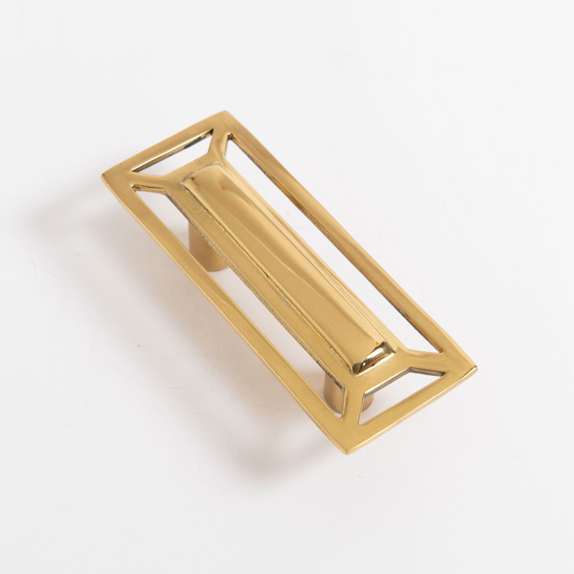 McCoy 4" Solid Brass Pull - Polished Brass