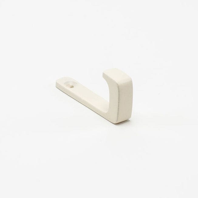Otto Single Hook - Powder Coated Cream