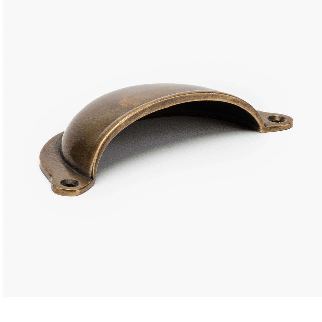 Pixie Bin Pull (4" c-c) - Burnished Brass