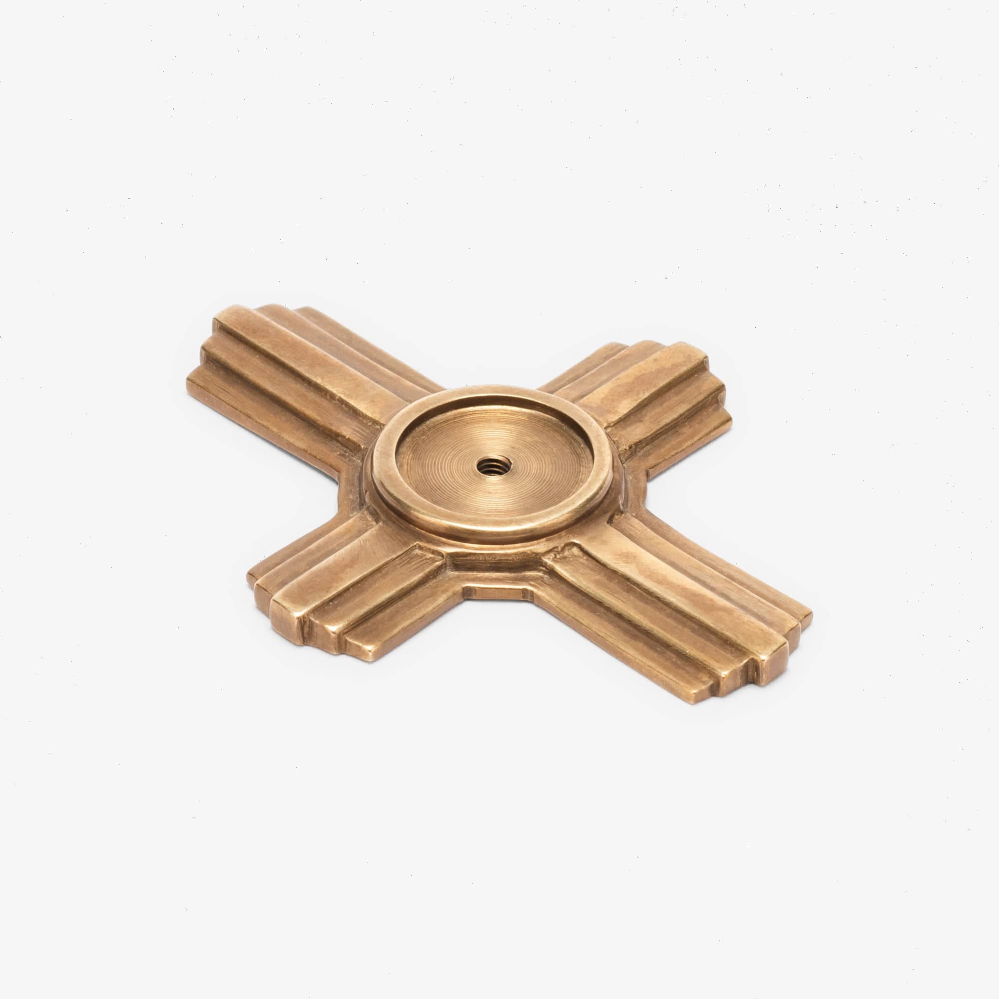 Gloria 3" Backplate - Burnished Brass