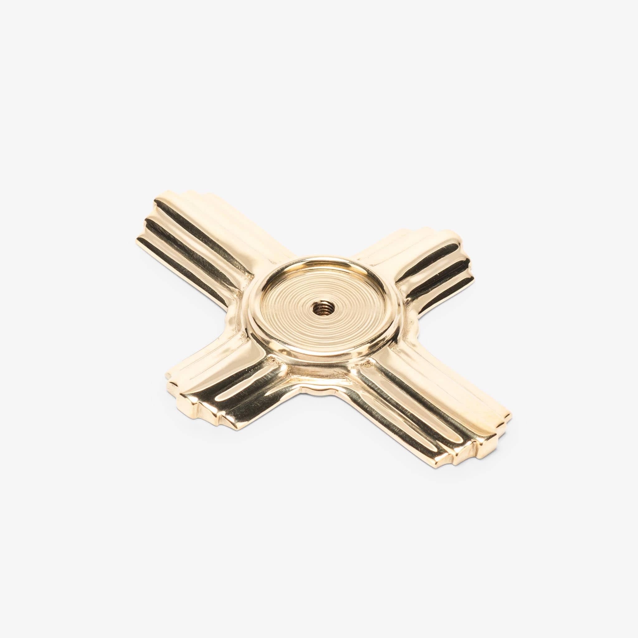 Gloria 3" Backplate - Unlacquered Brass