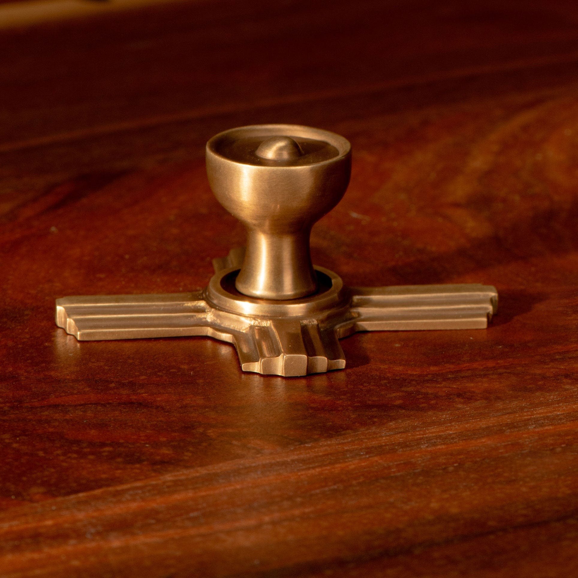 Gloria 3" Backplate - Burnished Brass