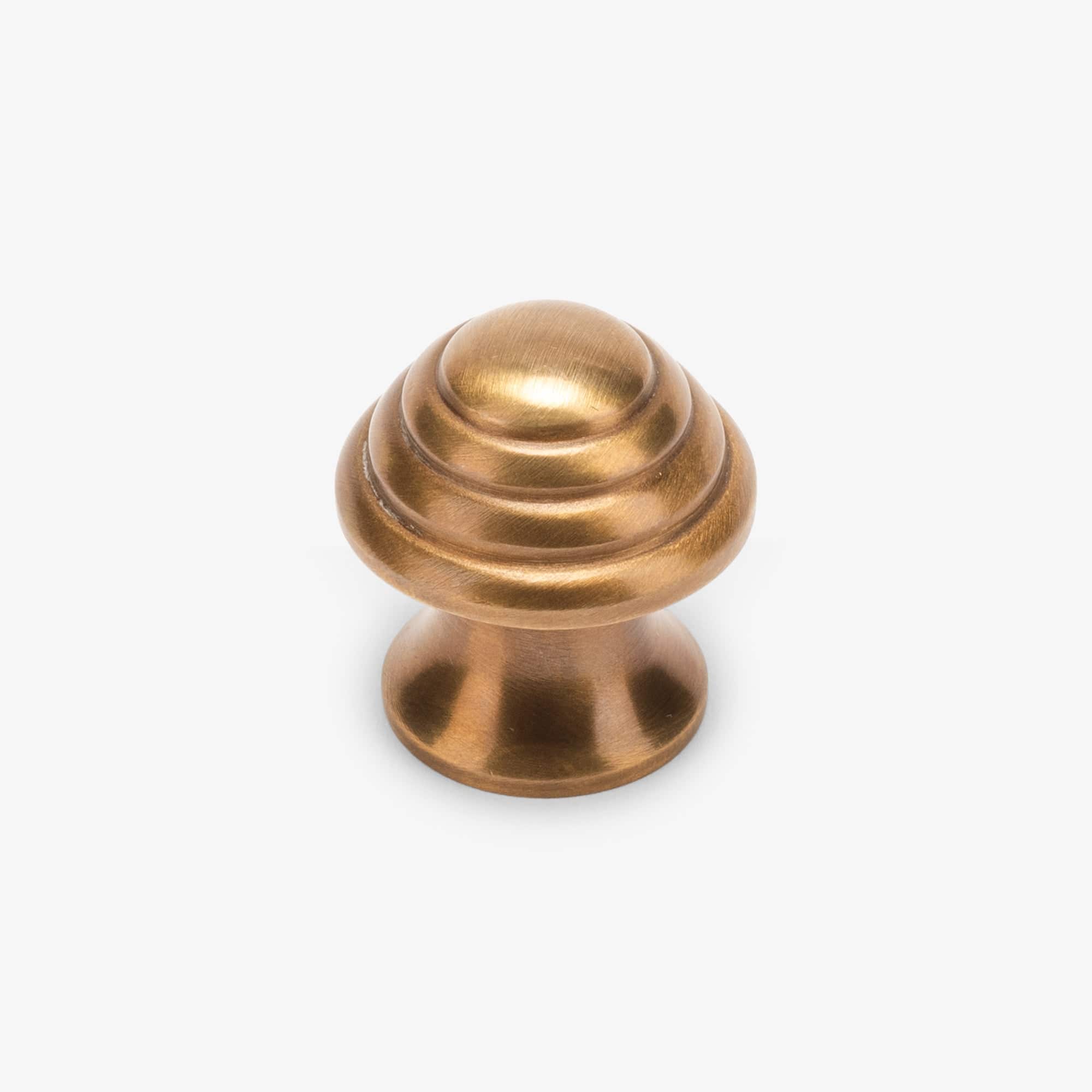 Florence 1" Solid Brass Knob - Burnished Brass
