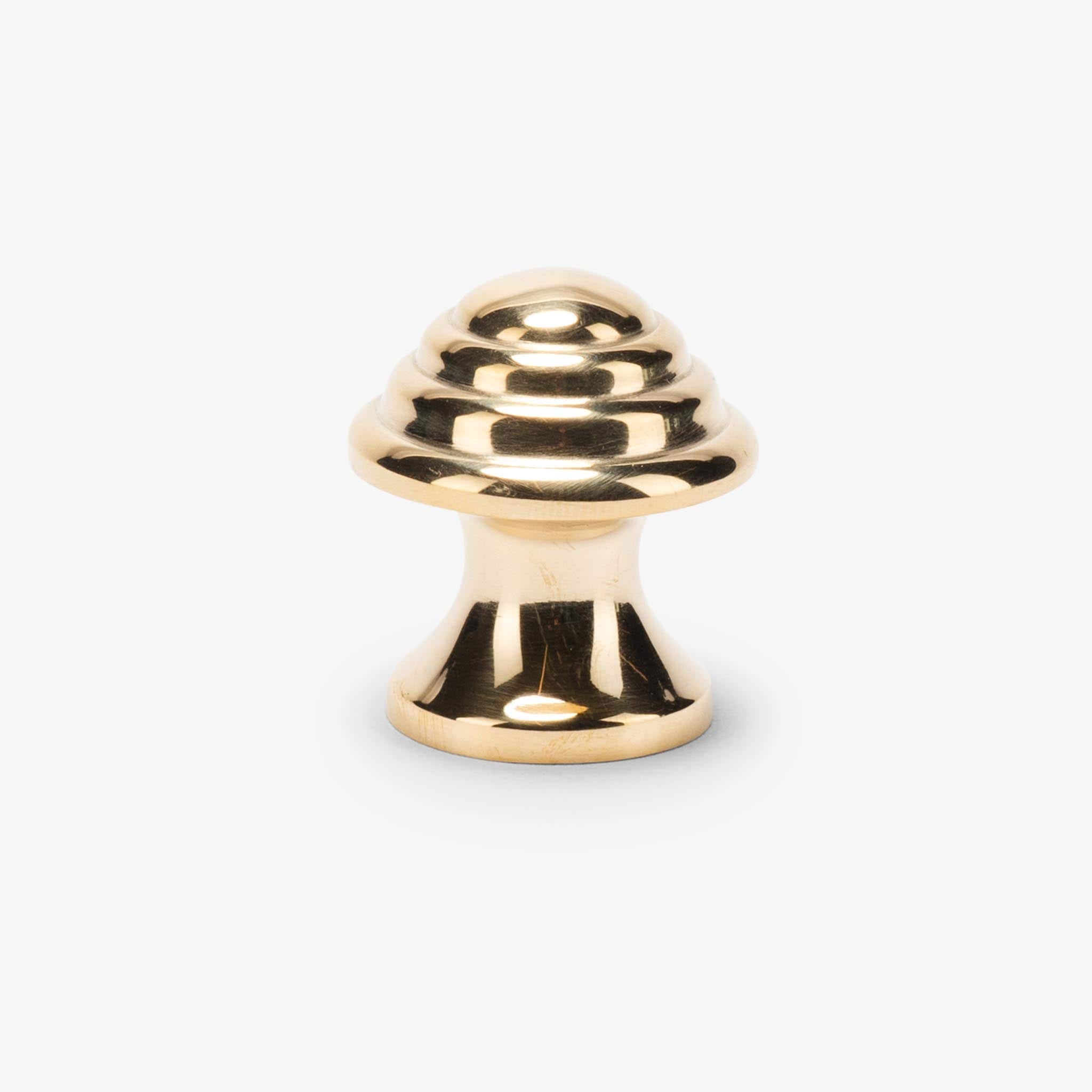 Florence 1" Solid Brass Knob - Unlacquered Brass