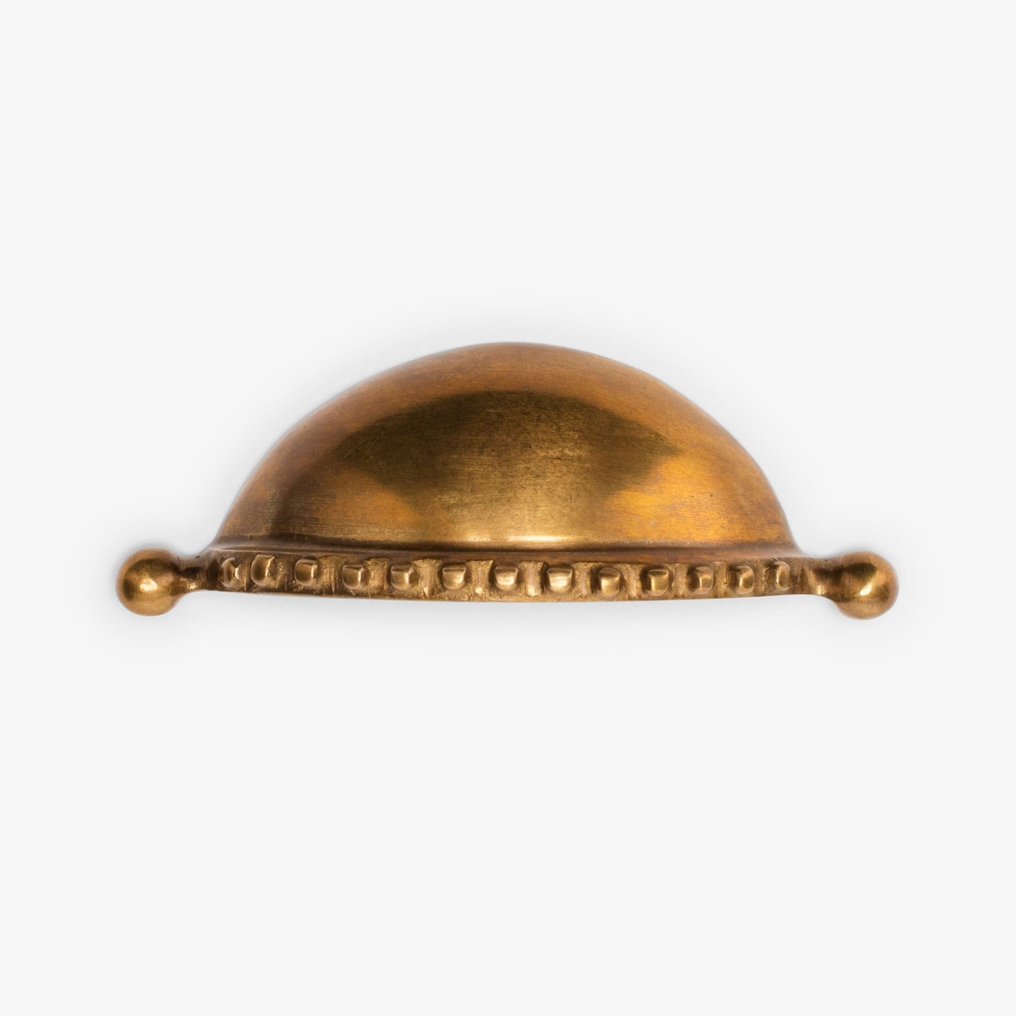 Eleanor Cup Pull (4" c-c) - Burnished Brass