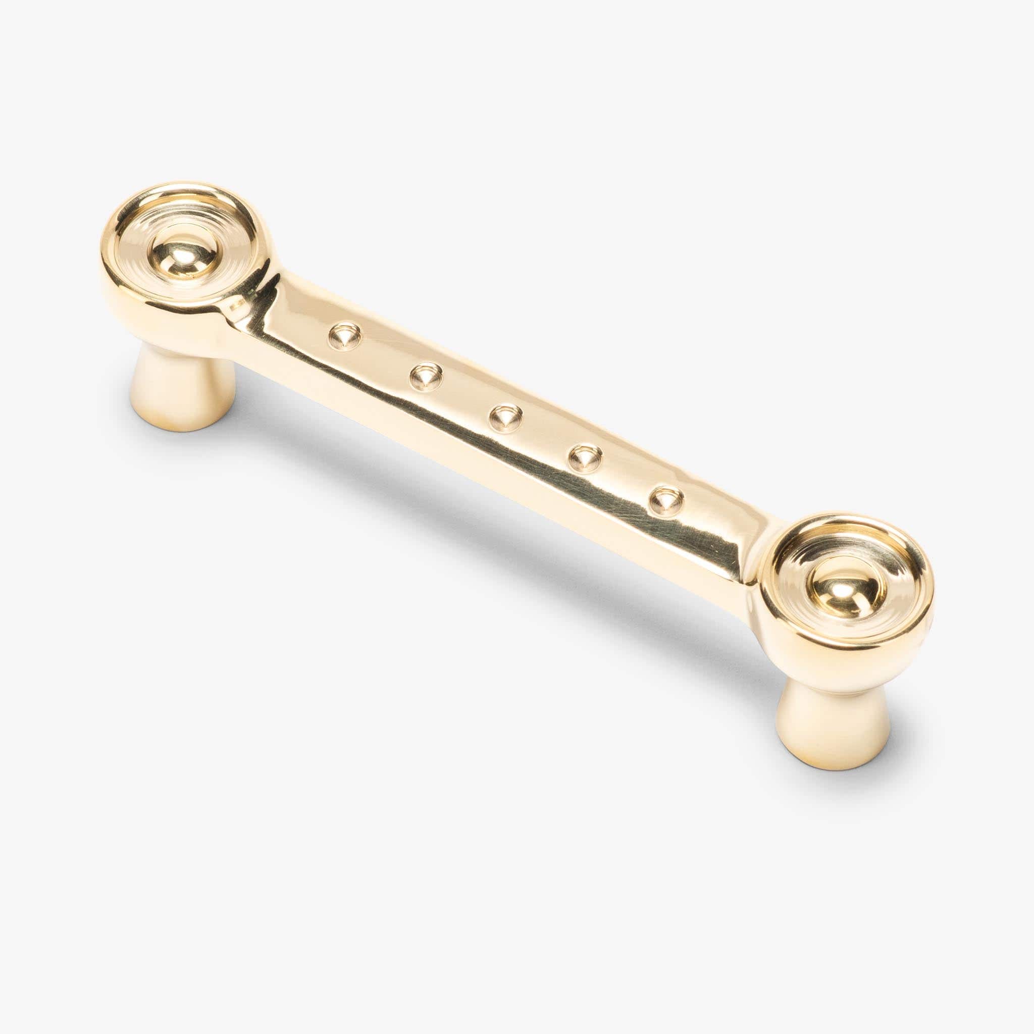 Amelia Pull (4" c-c) - Unlacquered Brass